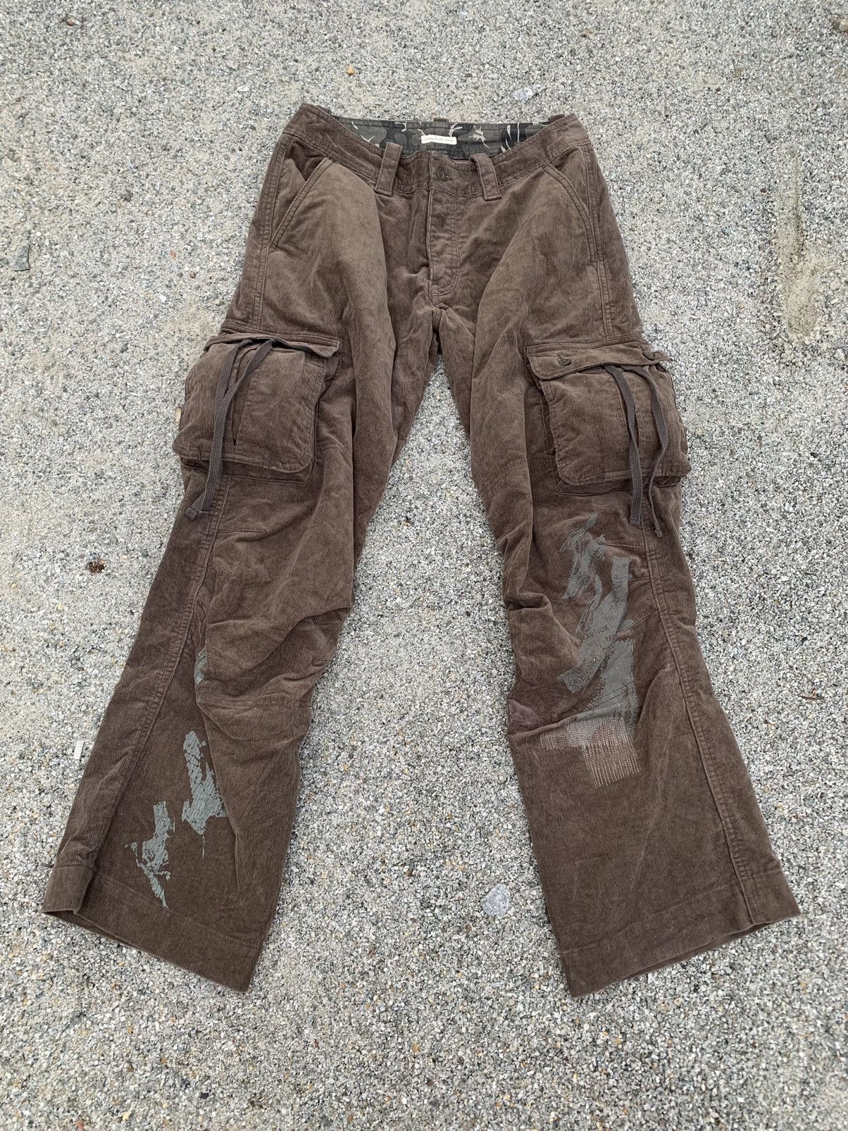 Japanese Brand Sunny Cloud Corduroy Cargo Pants Size US 30 / EU 46 - 2 Thumbnail