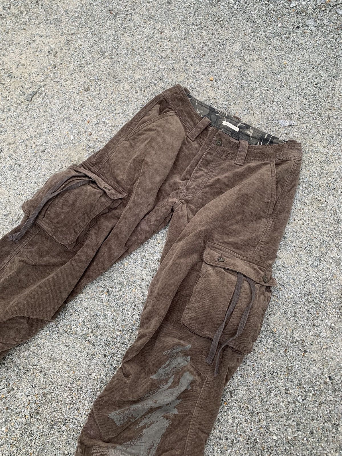 Japanese Brand Sunny Cloud Corduroy Cargo Pants Size US 30 / EU 46 - 3 Thumbnail