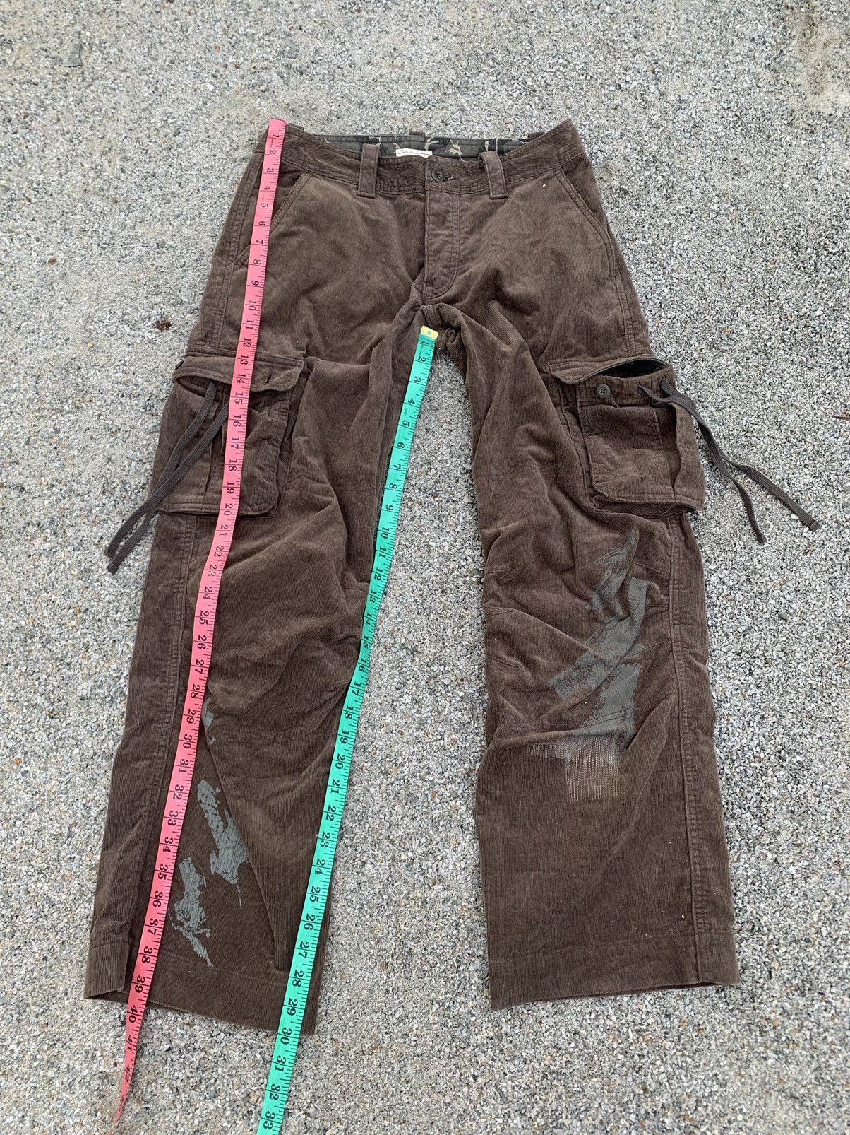 Japanese Brand Sunny Cloud Corduroy Cargo Pants Size US 30 / EU 46 - 6 Thumbnail