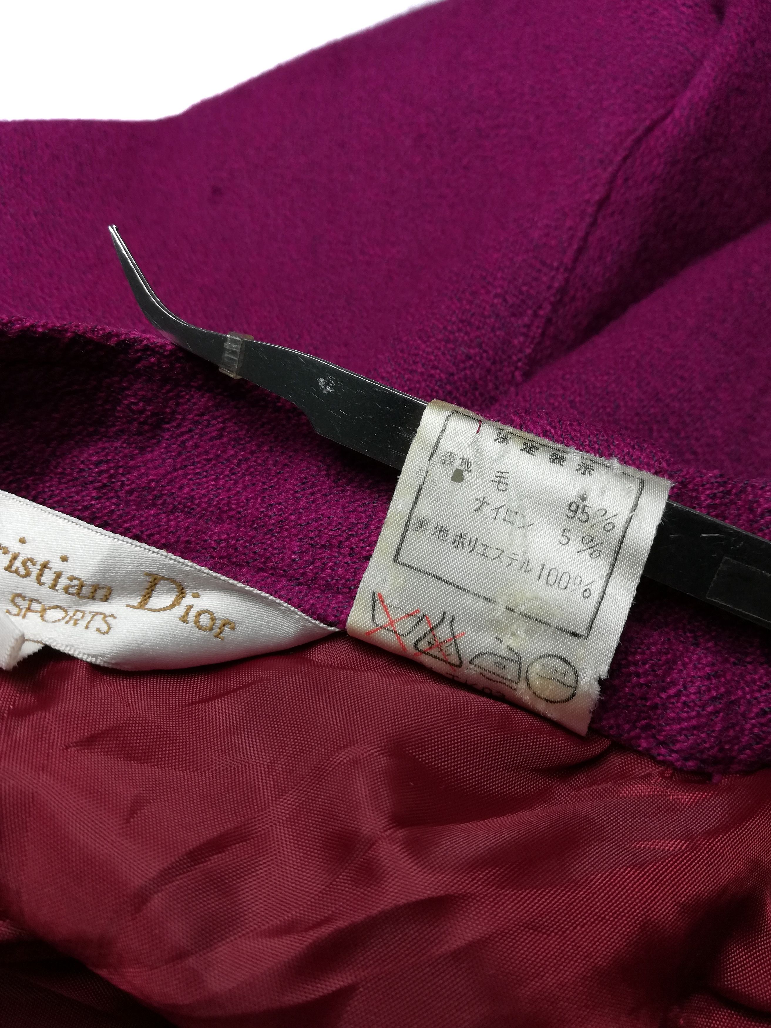 Christian Dior Monsieur 🔥Christian Dior Sports Wool Trousers Minimalist Wide Pants Size US 27 - 10 Thumbnail