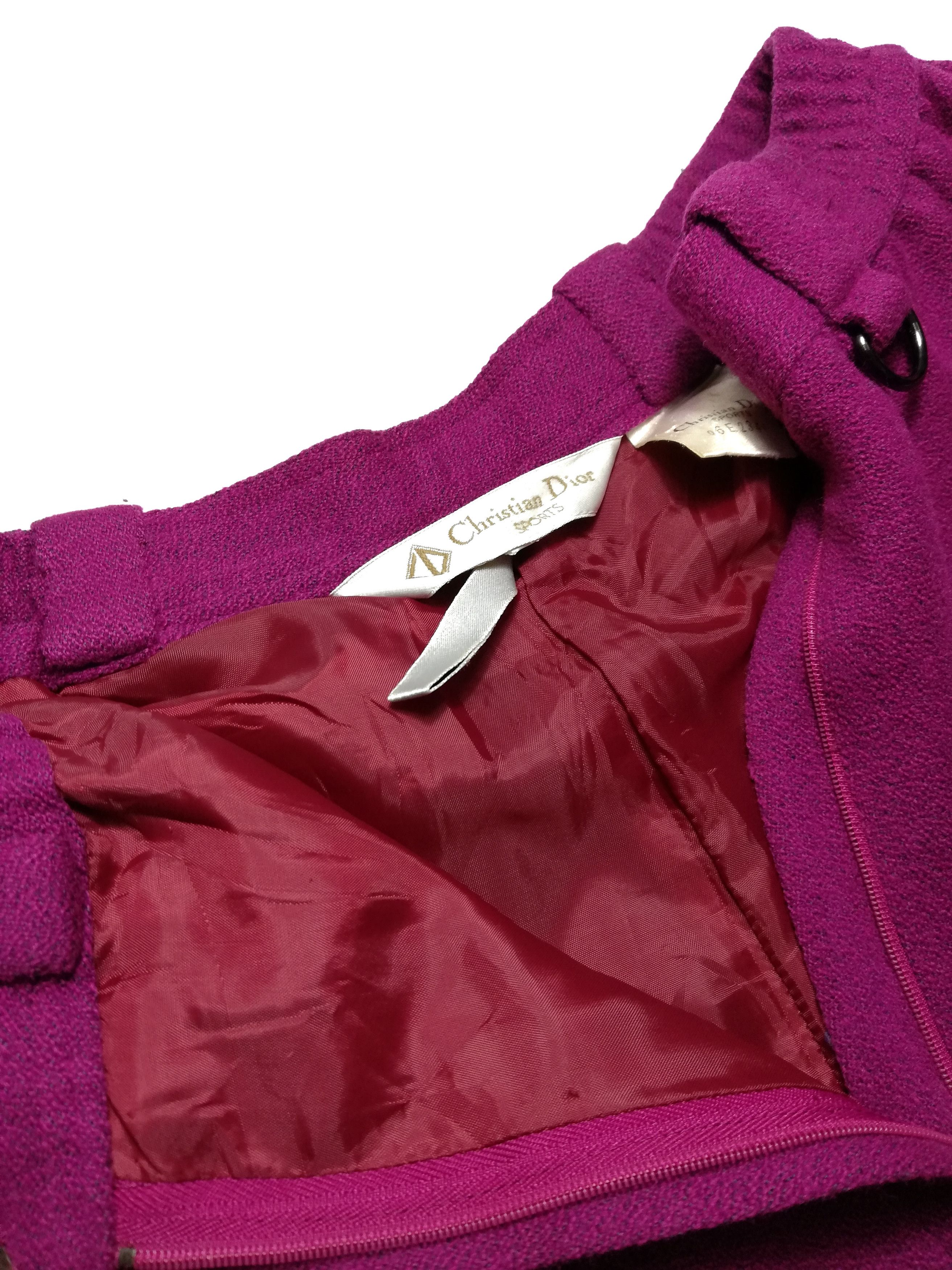 Christian Dior Monsieur 🔥Christian Dior Sports Wool Trousers Minimalist Wide Pants Size US 27 - 8 Thumbnail