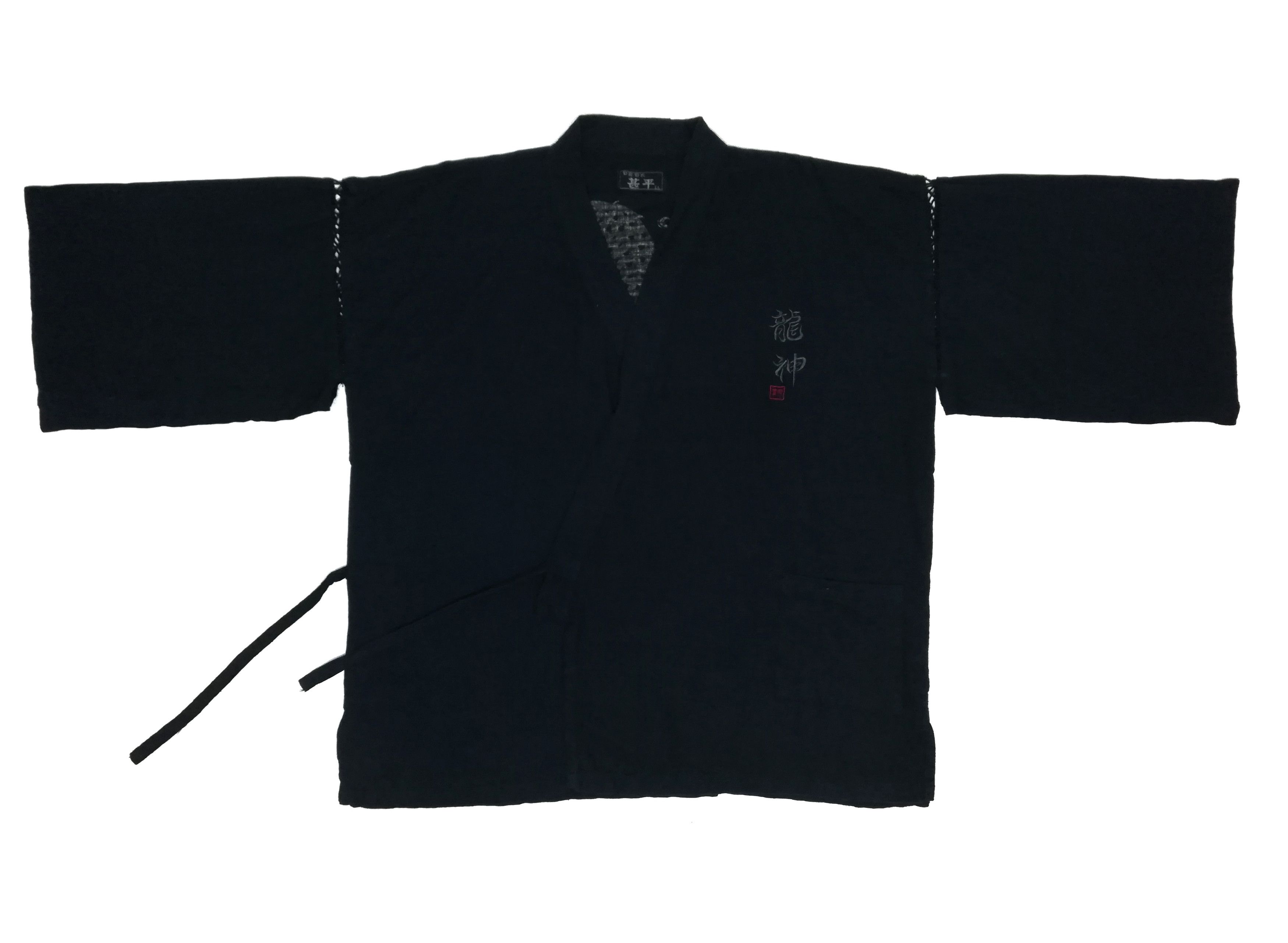 Art Comes First × Japanese Brand 🔥Indigo Japan Man Cool Kimono Shirt Dragon Big Logo🔥 Size US L / EU 52-54 / 3 - 8 Thumbnail