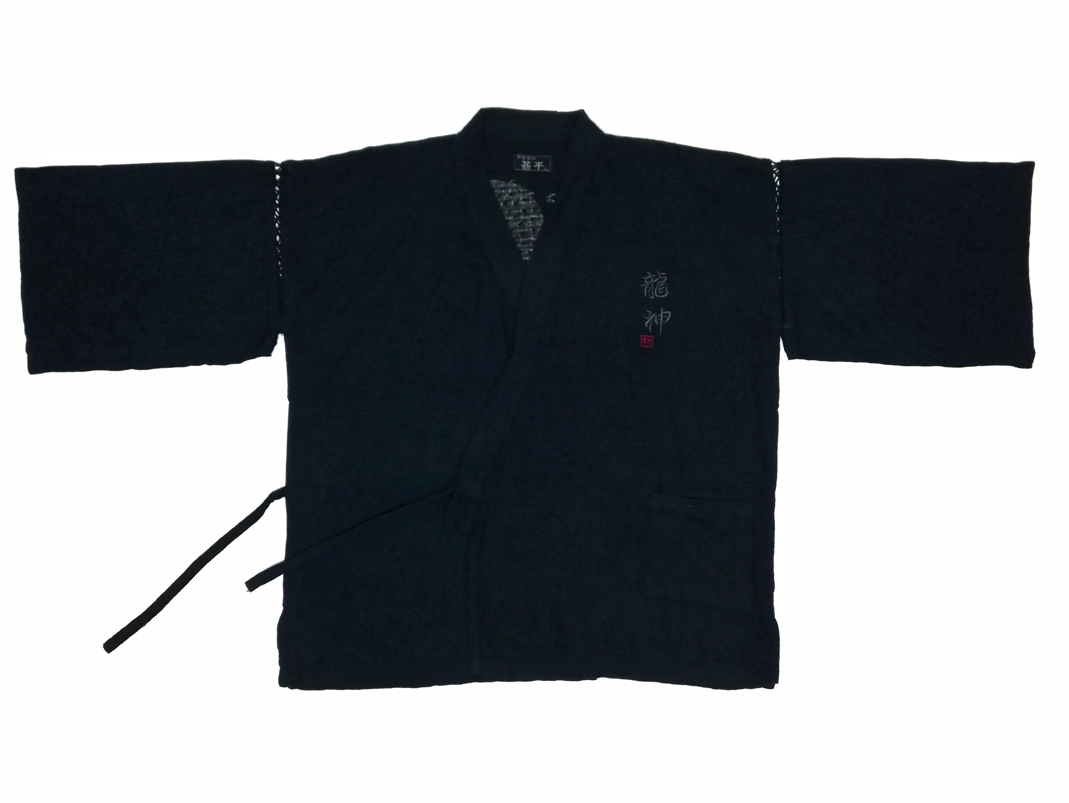 Art Comes First × Japanese Brand 🔥Indigo Japan Man Cool Kimono Shirt Dragon Big Logo🔥 Size US L / EU 52-54 / 3 - 6 Thumbnail