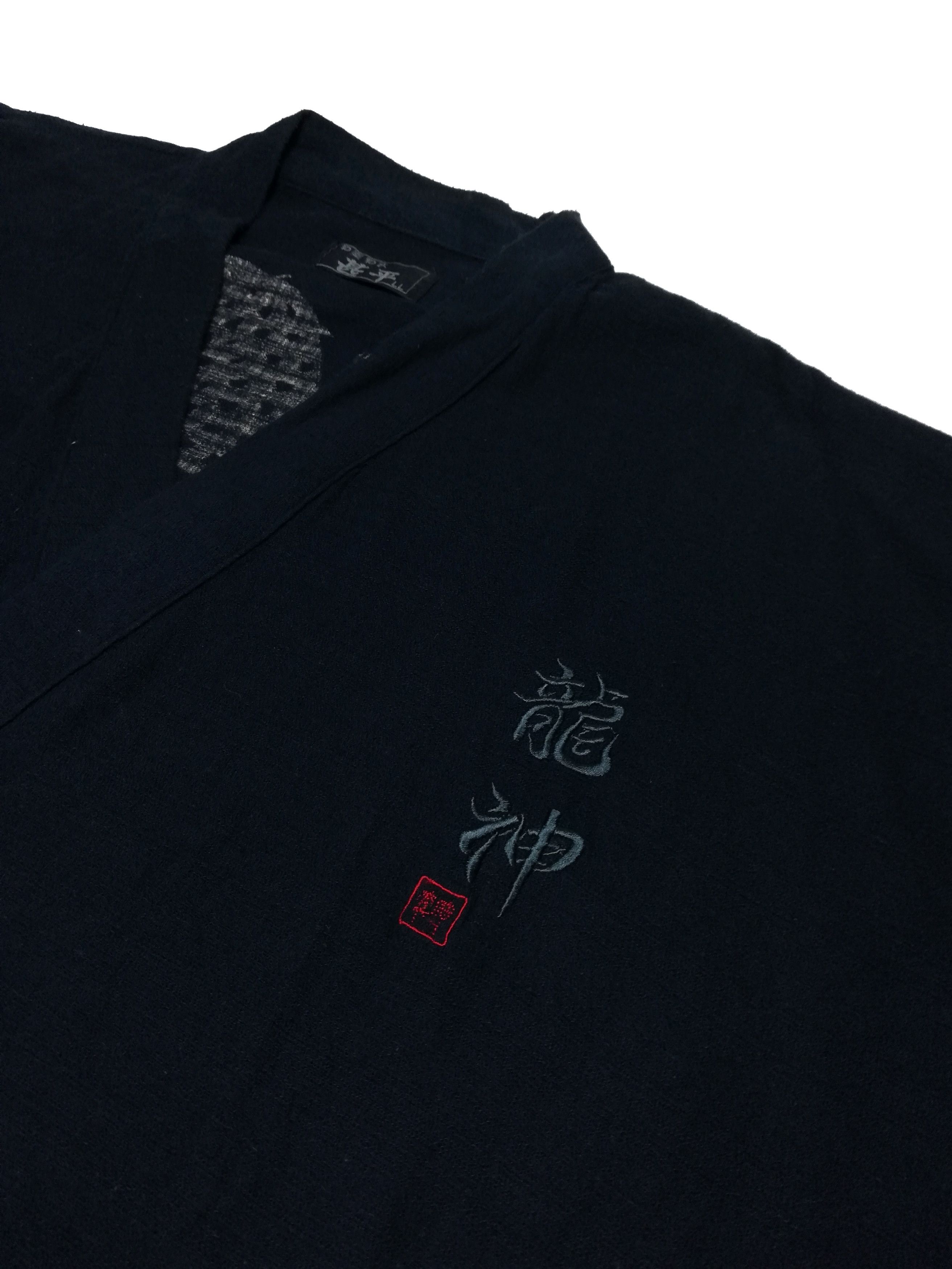 Art Comes First × Japanese Brand 🔥Indigo Japan Man Cool Kimono Shirt Dragon Big Logo🔥 Size US L / EU 52-54 / 3 - 9 Thumbnail
