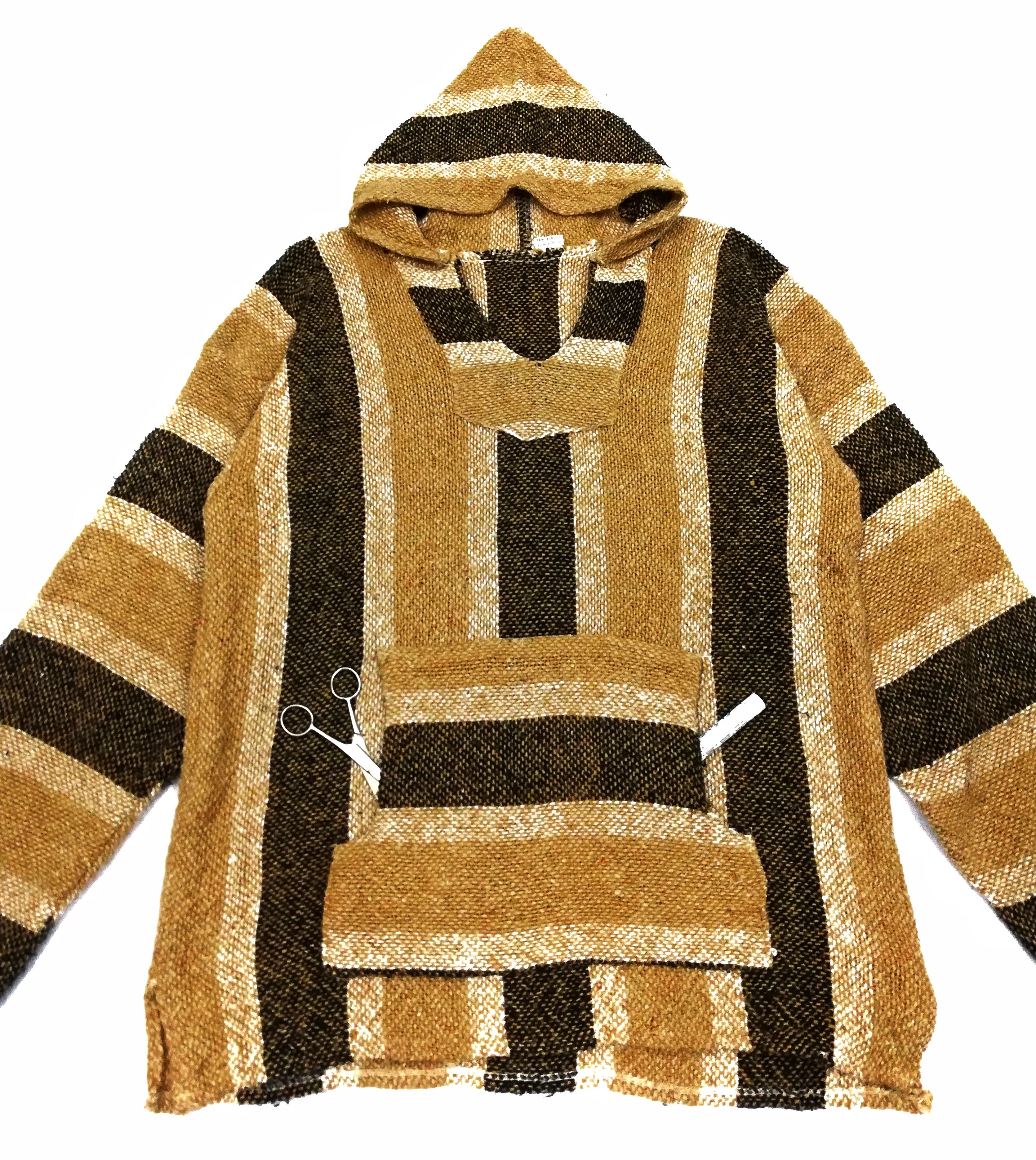 Mexican Threads × Mexicana 🔥Vintage/Navajo/Native Drug Rug Baja Hoodie Knitwear Size US M / EU 48-50 / 2 - 2 Thumbnail
