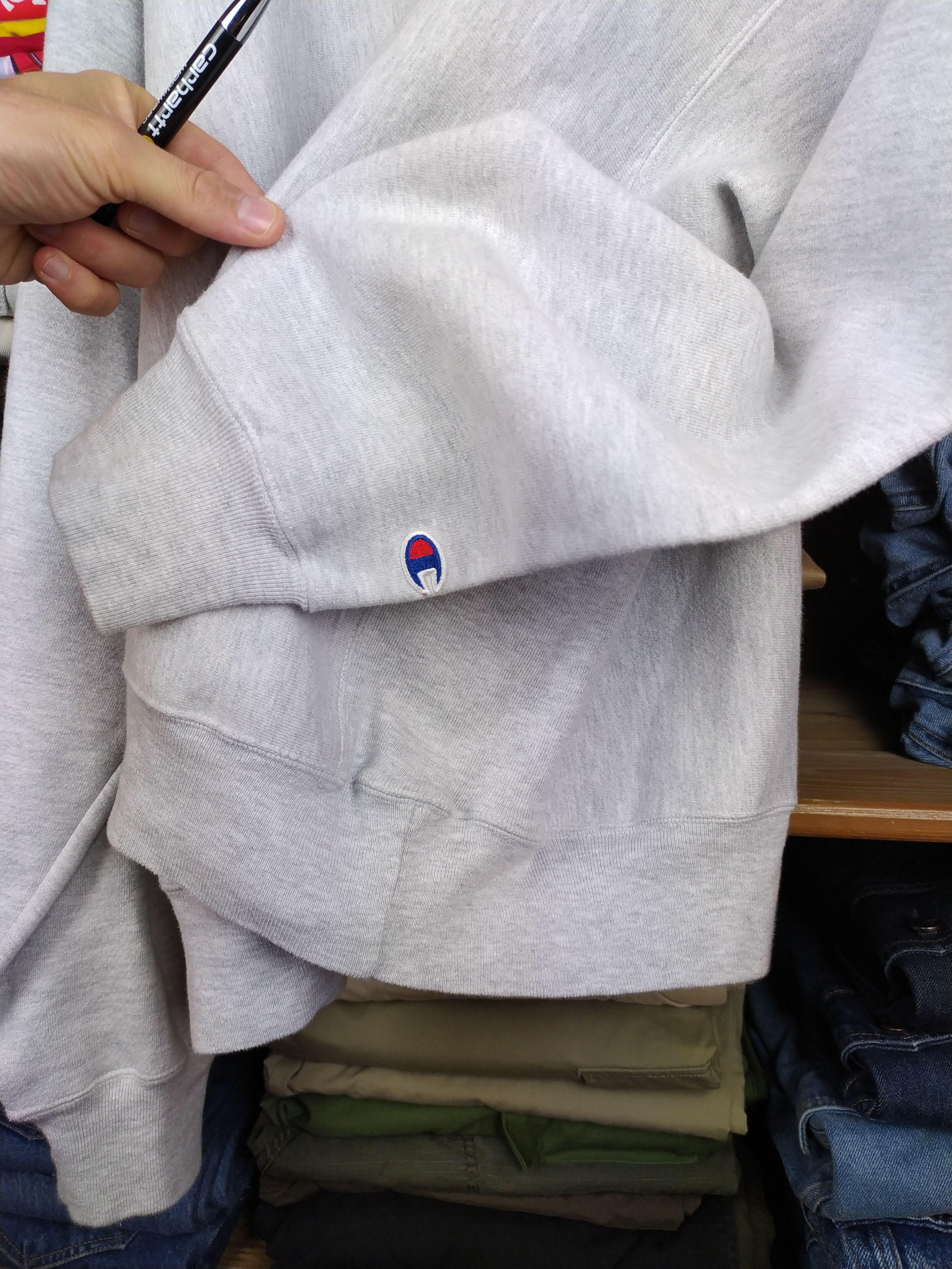 Champion × Vintage Champion Reverse Weave- Y2K vintage sweatshirt Size US XL / EU 56 / 4 - 4 Thumbnail