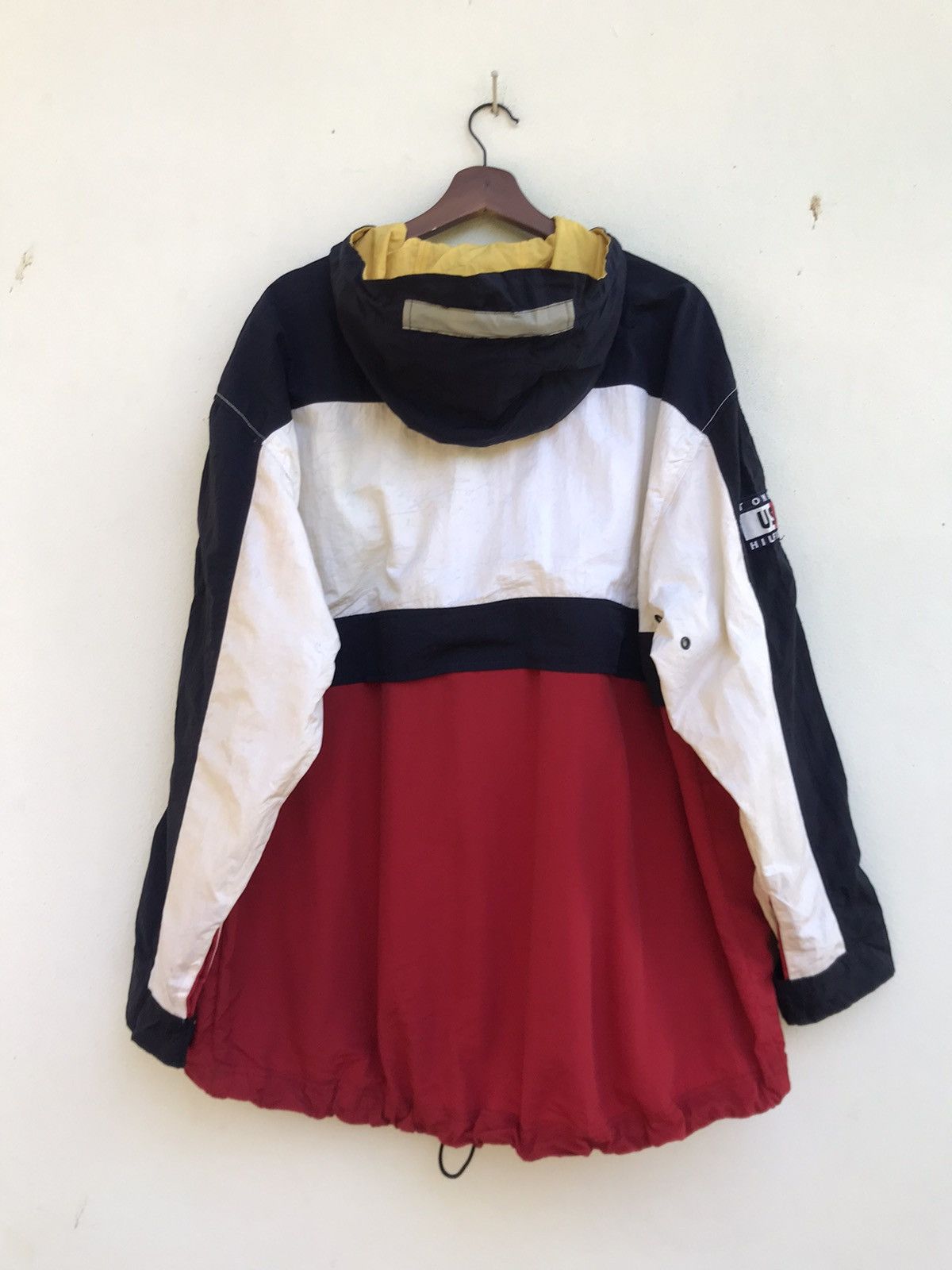 Tommy Hilfiger × Vintage Vintage 90s Tommy Hilfiger USA Big Logo Windbreaker Size US L / EU 52-54 / 3 - 2 Thumbnail