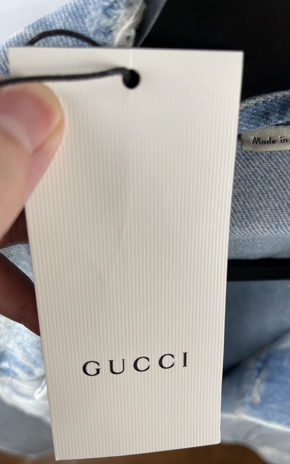 Gucci Gucci angry cat love logo embroidered denim jacket Size US S / EU 44-46 / 1 - 10 Thumbnail