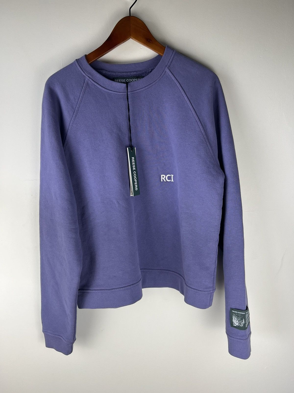 image of Reese Cooper Aw 2021 Pyrophyte Crewneck in Purple, Men's (Size Small)