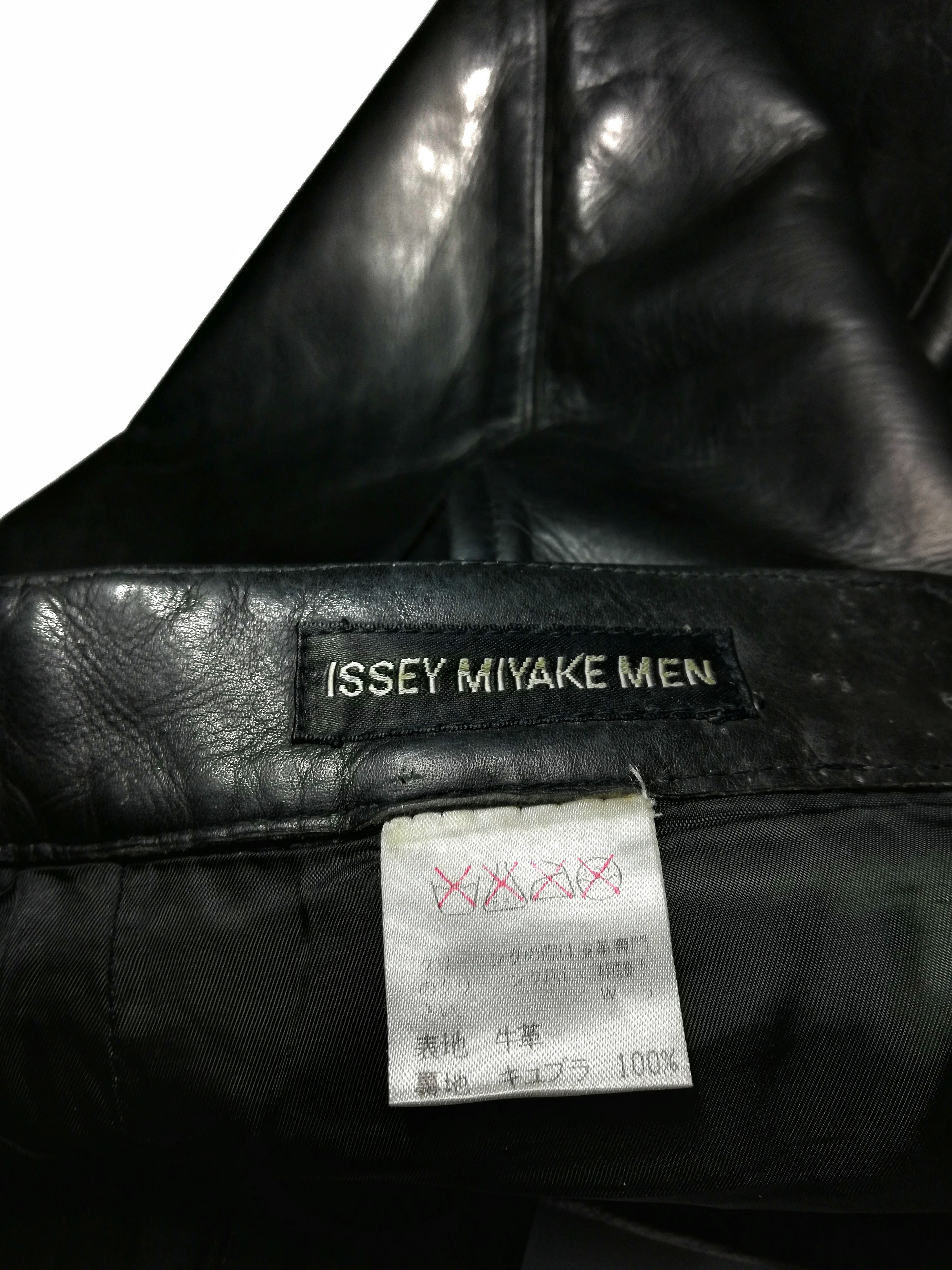 Genuine Leather × Issey Miyake 🔥Archival Collection Legendary Designer Casual Pants🔥 Size US 34 / EU 50 - 8 Thumbnail