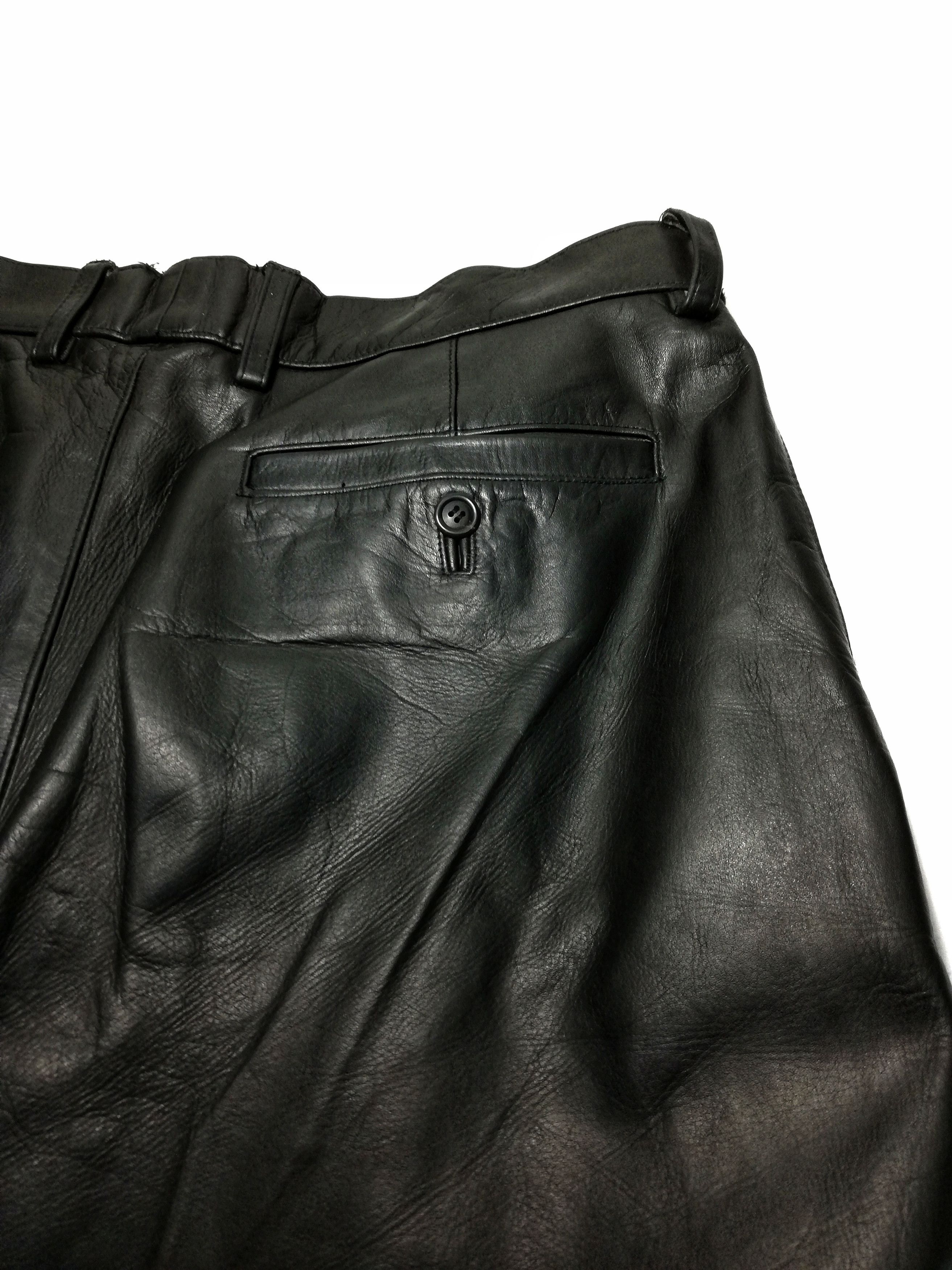Genuine Leather × Issey Miyake 🔥Archival Collection Legendary Designer Casual Pants🔥 Size US 34 / EU 50 - 18 Thumbnail