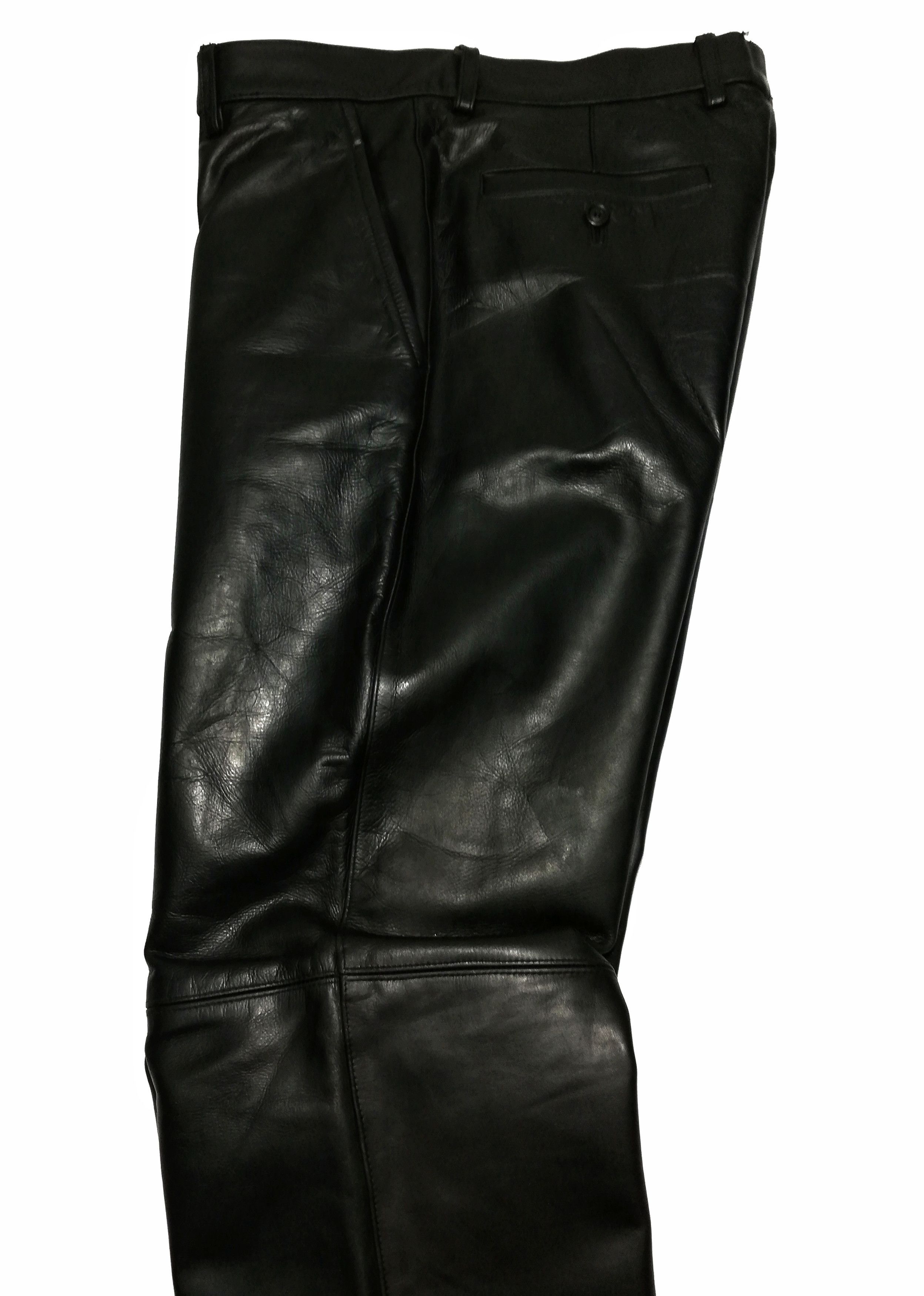 Genuine Leather × Issey Miyake 🔥Archival Collection Legendary Designer Casual Pants🔥 Size US 34 / EU 50 - 15 Thumbnail