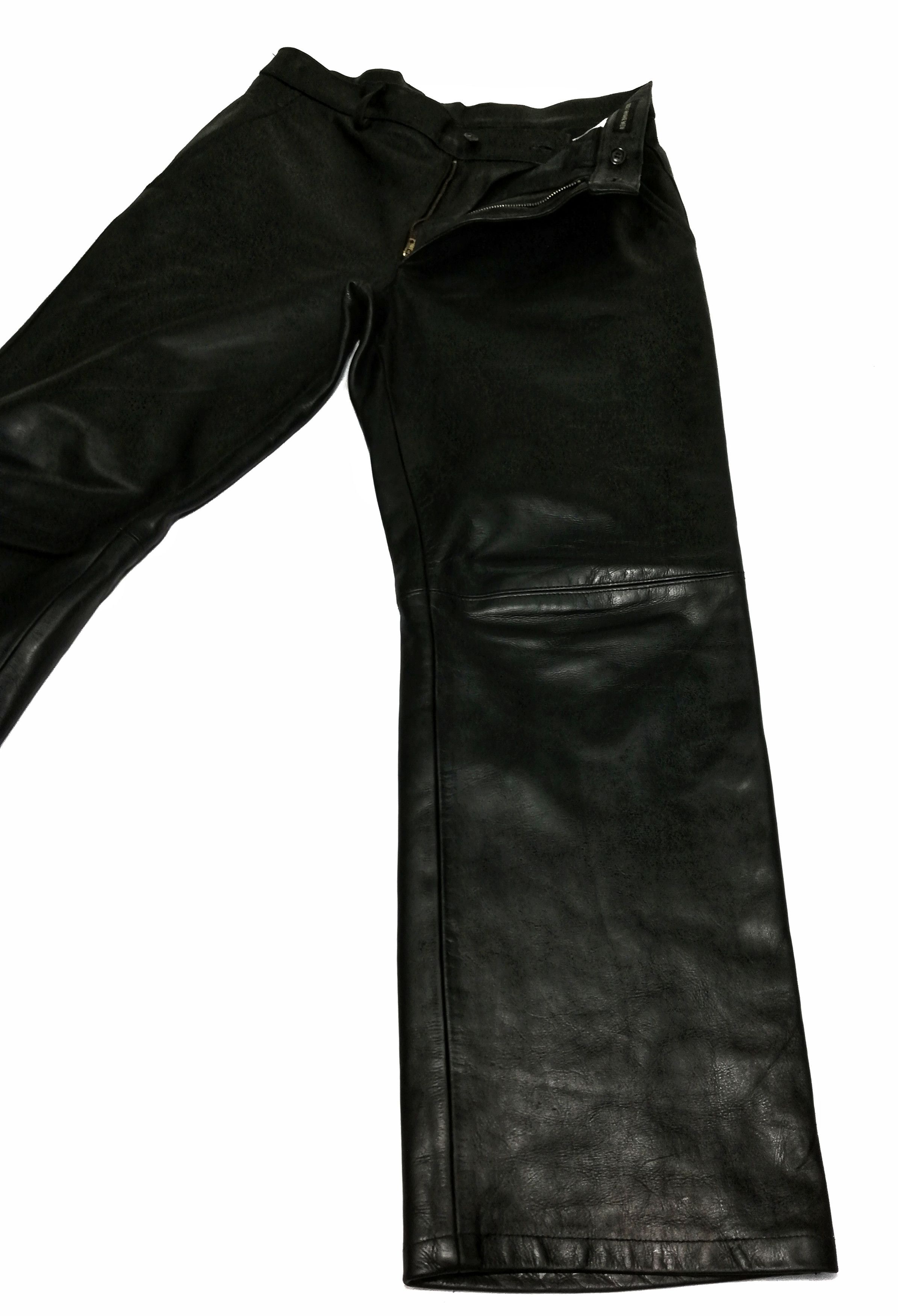 Genuine Leather × Issey Miyake 🔥Archival Collection Legendary Designer Casual Pants🔥 Size US 34 / EU 50 - 5 Thumbnail