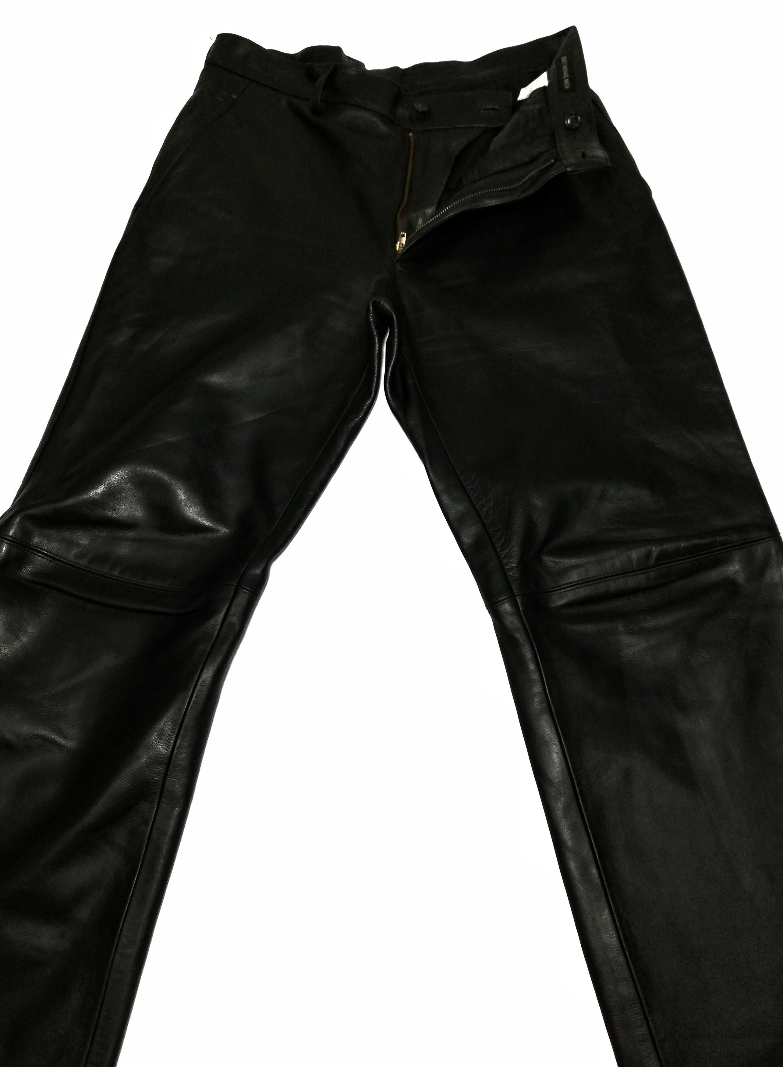 Genuine Leather × Issey Miyake 🔥Archival Collection Legendary Designer Casual Pants🔥 Size US 34 / EU 50 - 6 Thumbnail