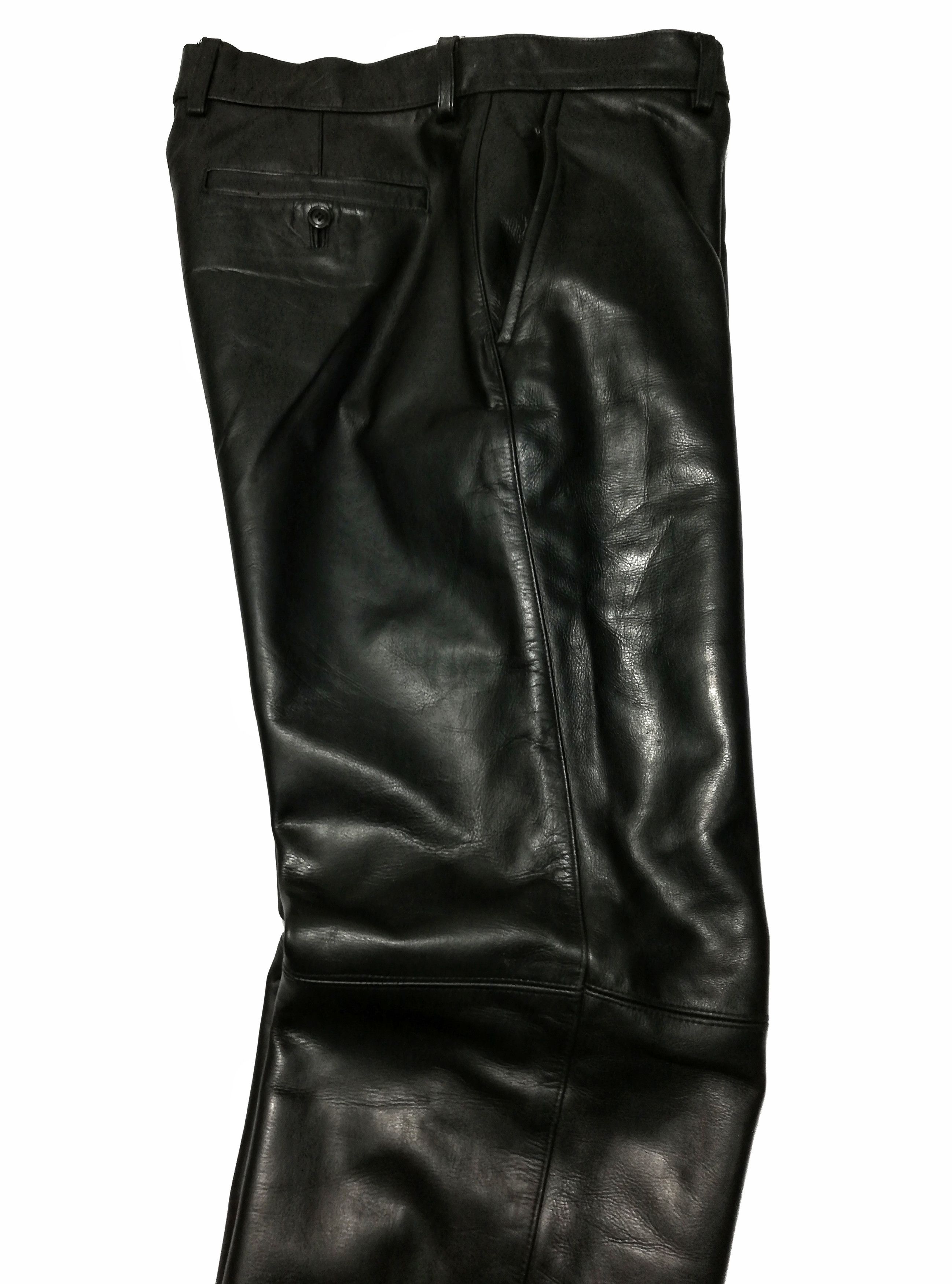 Genuine Leather × Issey Miyake 🔥Archival Collection Legendary Designer Casual Pants🔥 Size US 34 / EU 50 - 13 Thumbnail