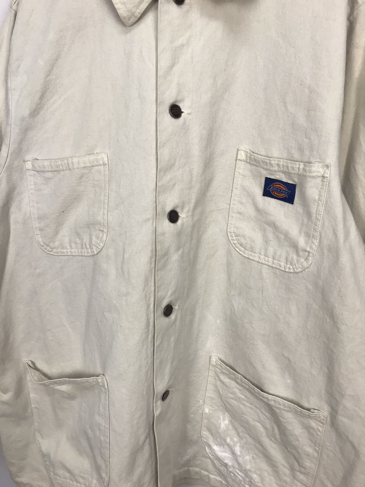 Dickies × Vintage Vintage dickies distressed worker button jacket made in usa Size US XL / EU 56 / 4 - 7 Thumbnail