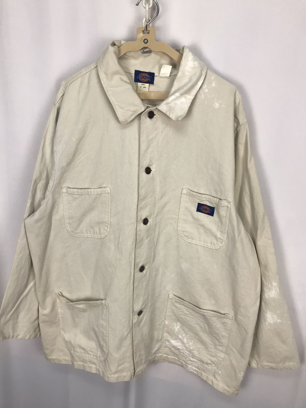 Dickies × Vintage Vintage dickies distressed worker button jacket made in usa Size US XL / EU 56 / 4 - 6 Thumbnail