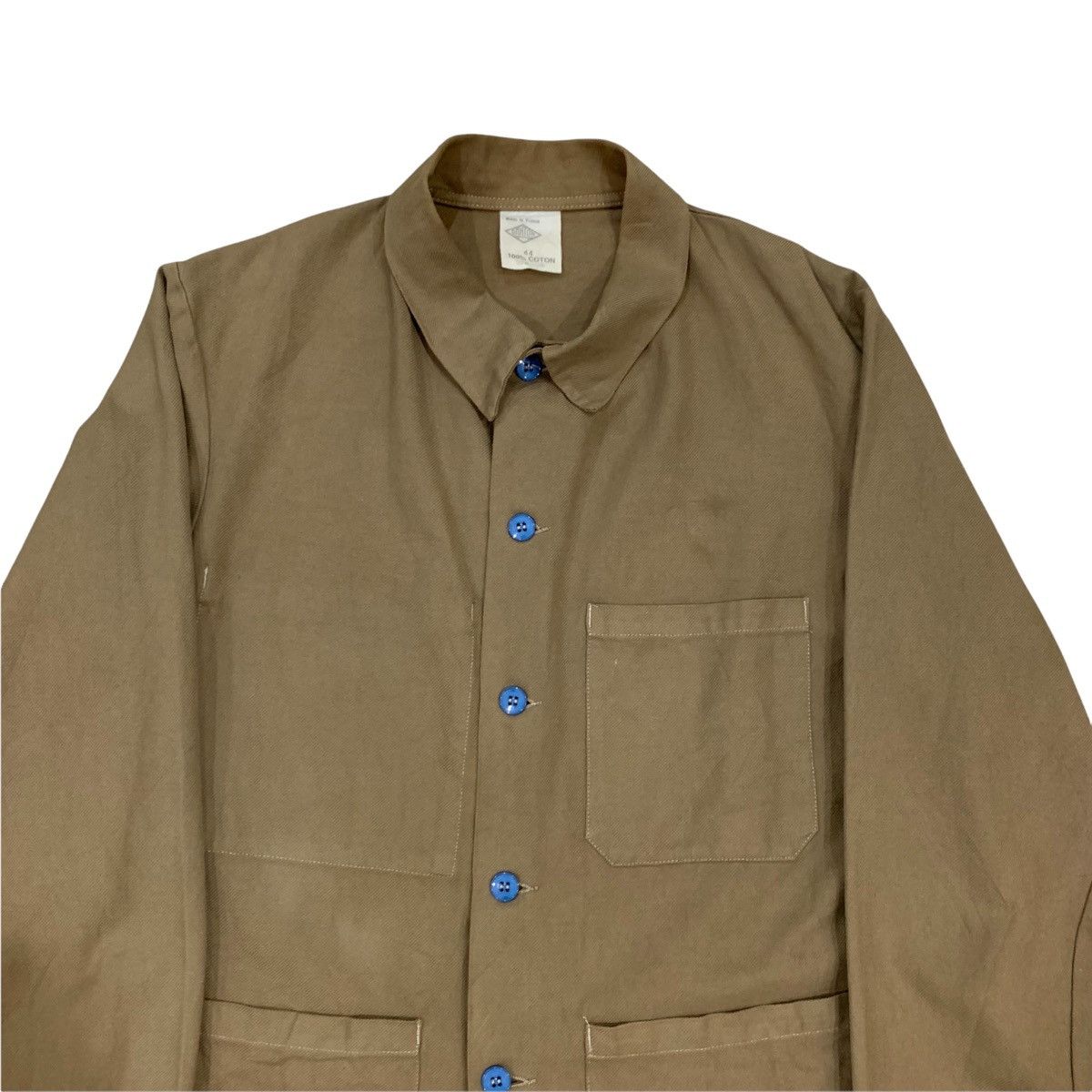 Danton 🇫🇷 90s Danton Utility Workwear Jacket Size US S / EU 44-46 / 1 - 2 Thumbnail