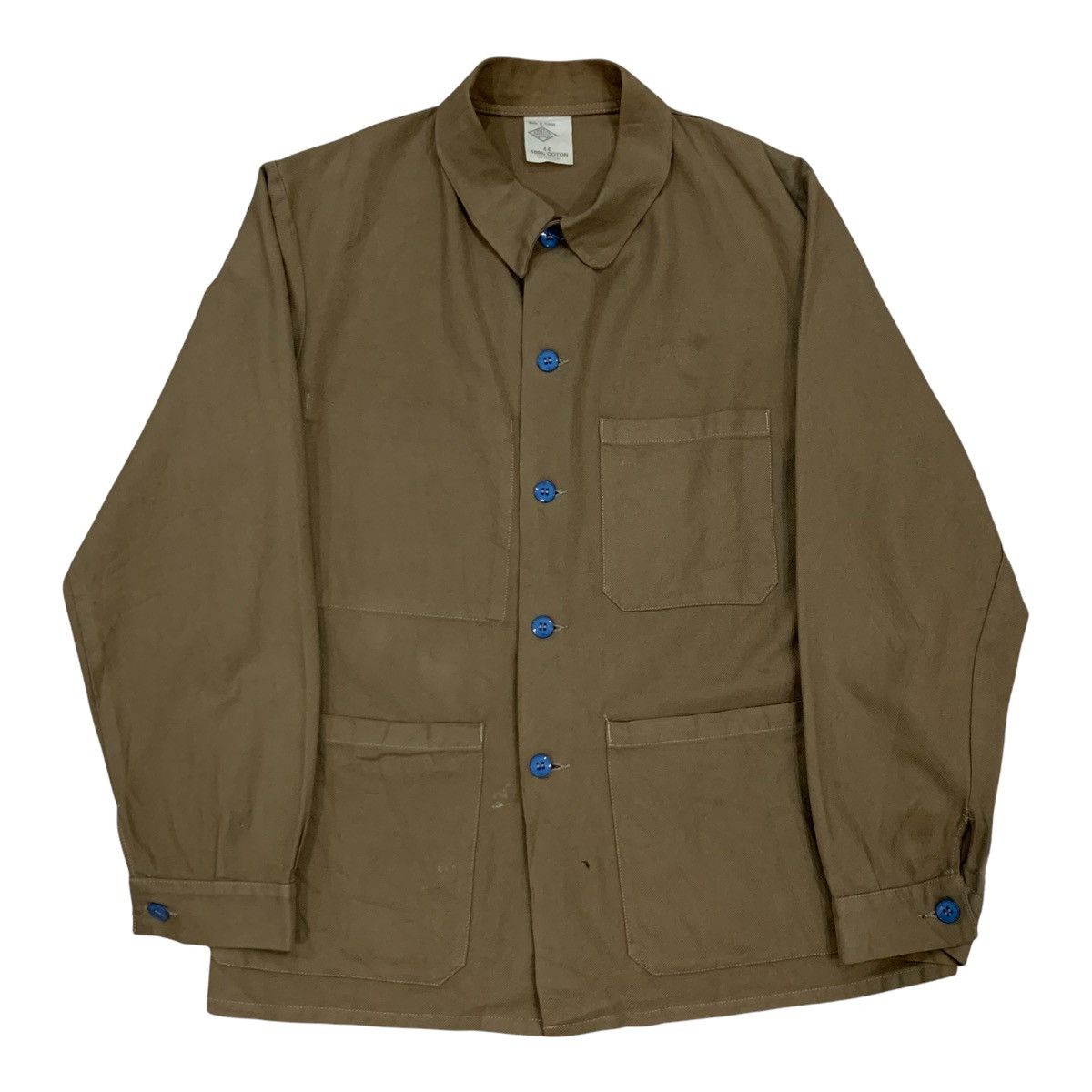 Danton 🇫🇷 90s Danton Utility Workwear Jacket Size US S / EU 44-46 / 1 - 1 Thumbnail