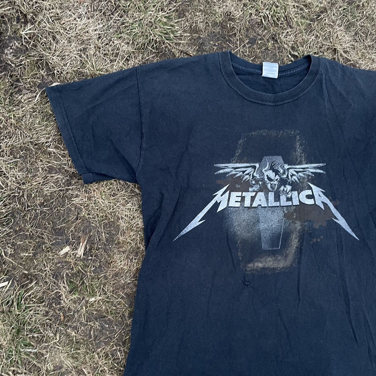 Vintage Vintage 90s Metallica Band Tee Sun Faded Grunge Boxy Logo XL Size US XL / EU 56 / 4 - 2 Thumbnail