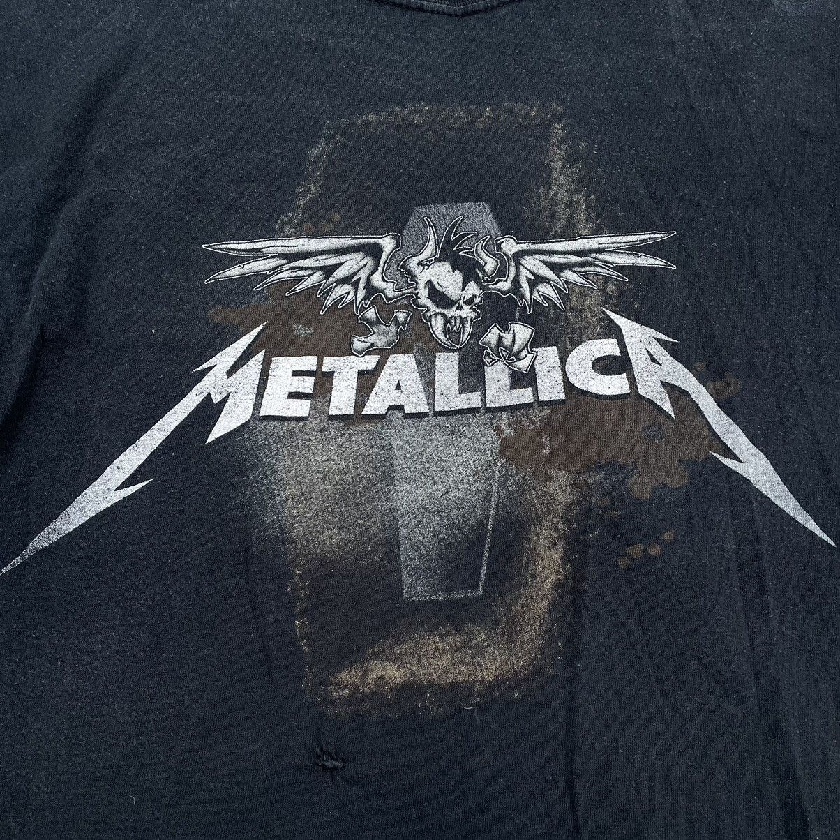 Vintage Vintage 90s Metallica Band Tee Sun Faded Grunge Boxy Logo XL Size US XL / EU 56 / 4 - 5 Thumbnail