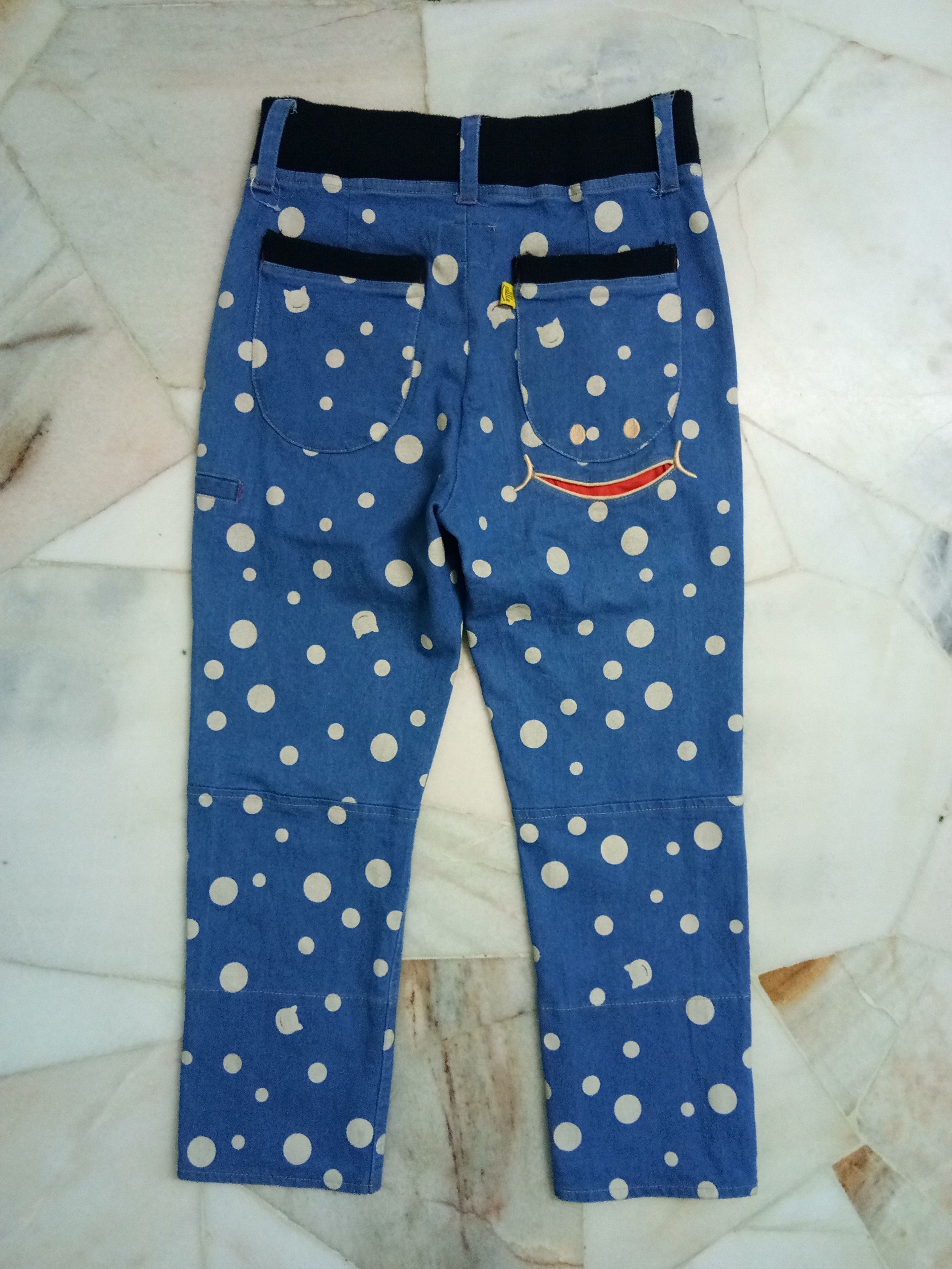 Japanese Brand Polkadot Up smile drawstring pants Size 30" / US 8 / IT 44 - 5 Thumbnail