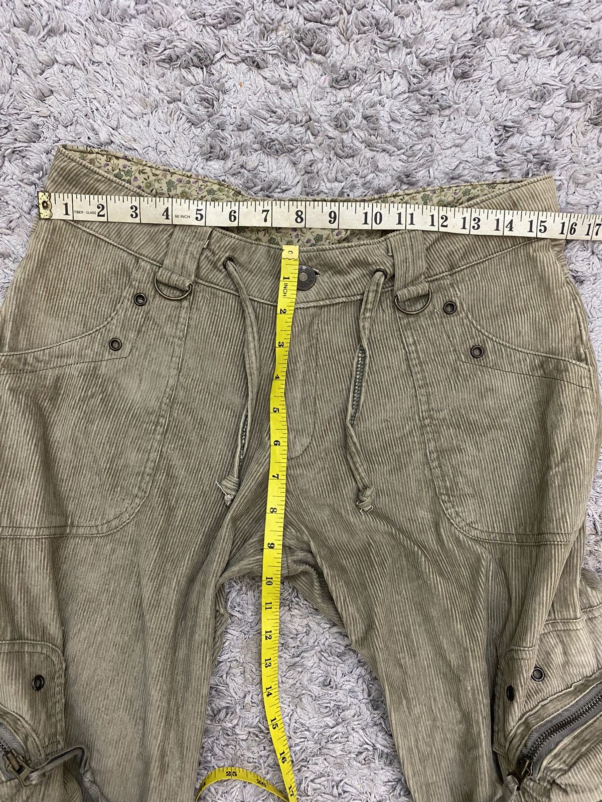 Other 🔥RARE Japanese Brand Corduroy Cargo Pants Size US 31 - 9 Thumbnail