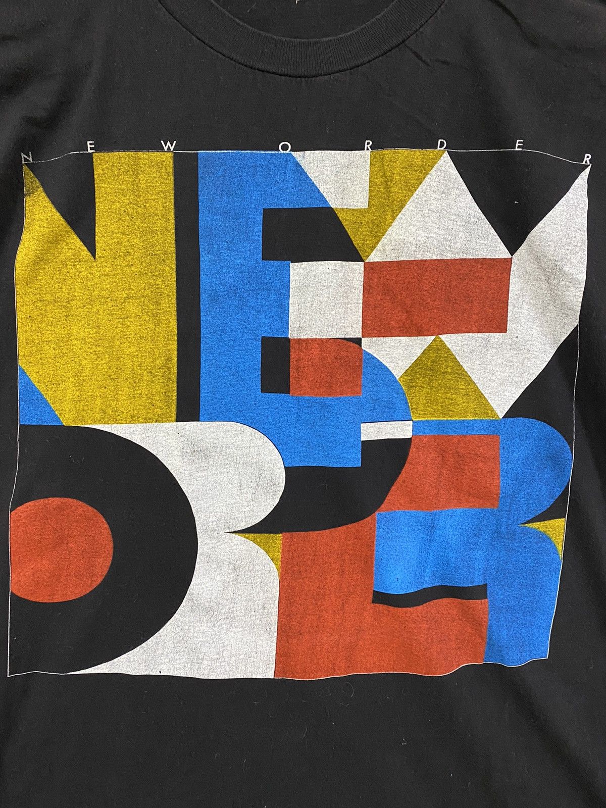 Band Tees vintage 1988 NEW ORDER european tour rock rare t-shirts Size US XL / EU 56 / 4 - 3 Thumbnail