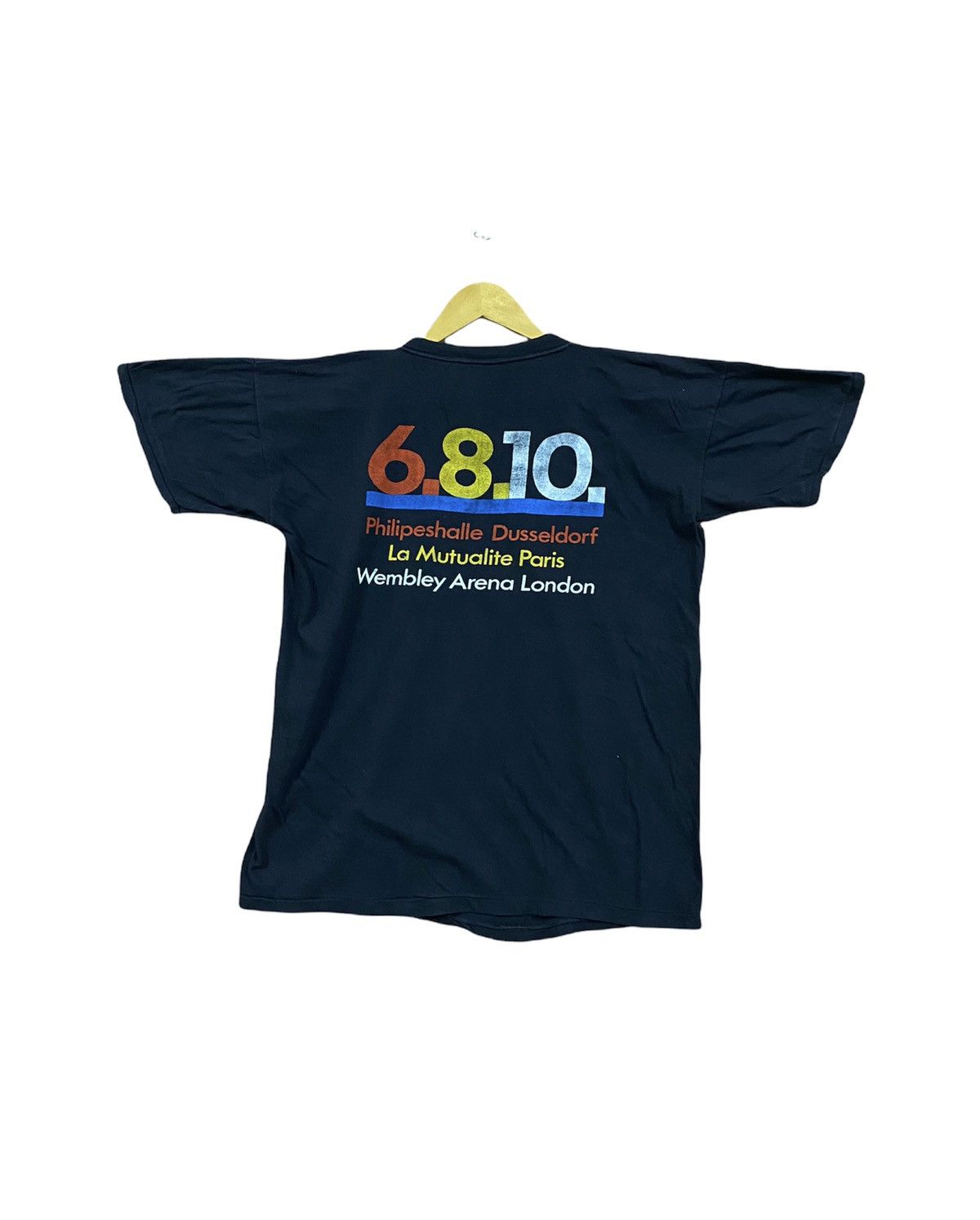 Band Tees vintage 1988 NEW ORDER european tour rock rare t-shirts Size US XL / EU 56 / 4 - 2 Thumbnail