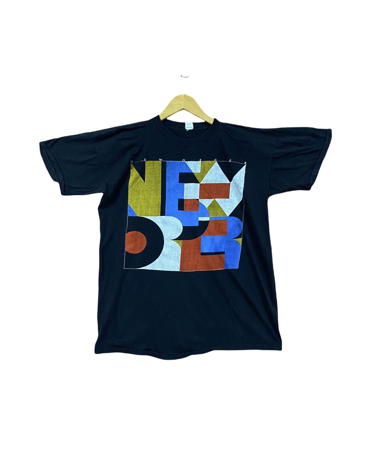 Band Tees vintage 1988 NEW ORDER european tour rock rare t-shirts Size US XL / EU 56 / 4 - 1 Thumbnail