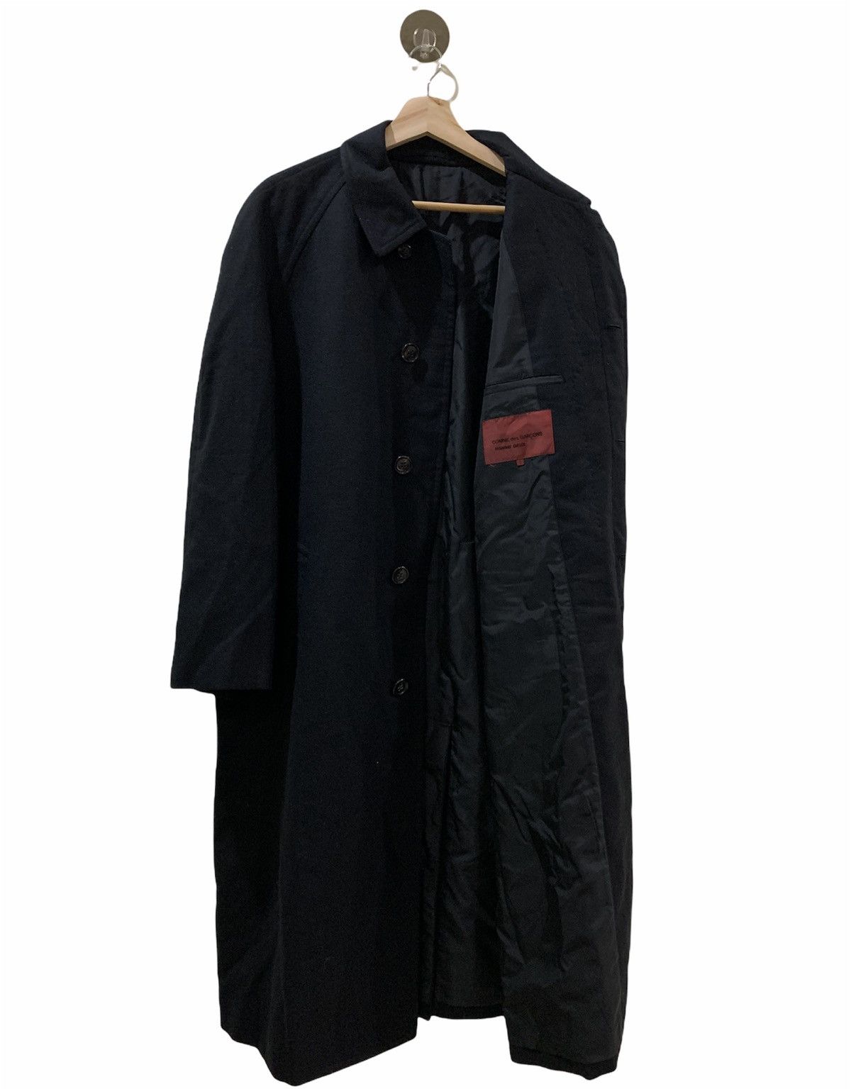 Comme des Garcons Homme 🔥RARE 90S CdG HOMME DEUX WOOL OVERCOATS Size US S / EU 44-46 / 1 - 4 Thumbnail