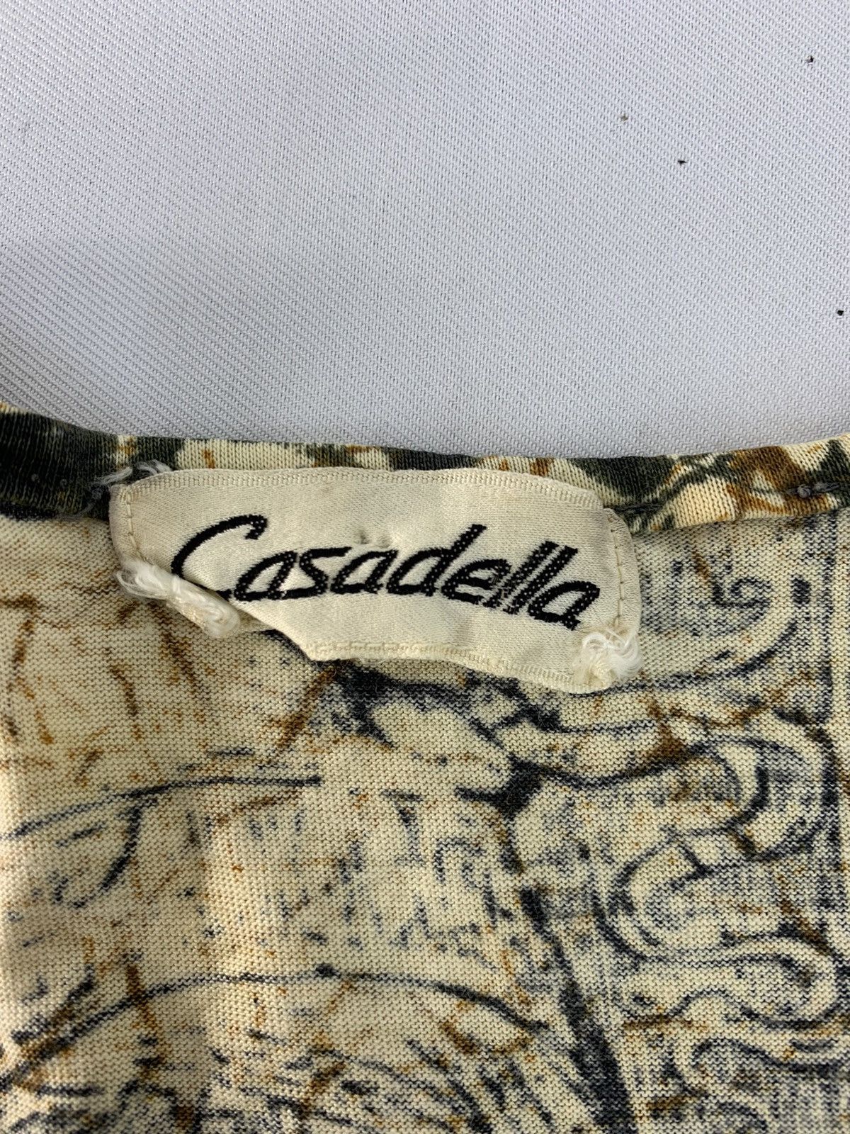 Native 90s Japanese Brand Casadella Baroque Art Over Printed Tee Size XS / US 0-2 / IT 36-38 - 4 Thumbnail