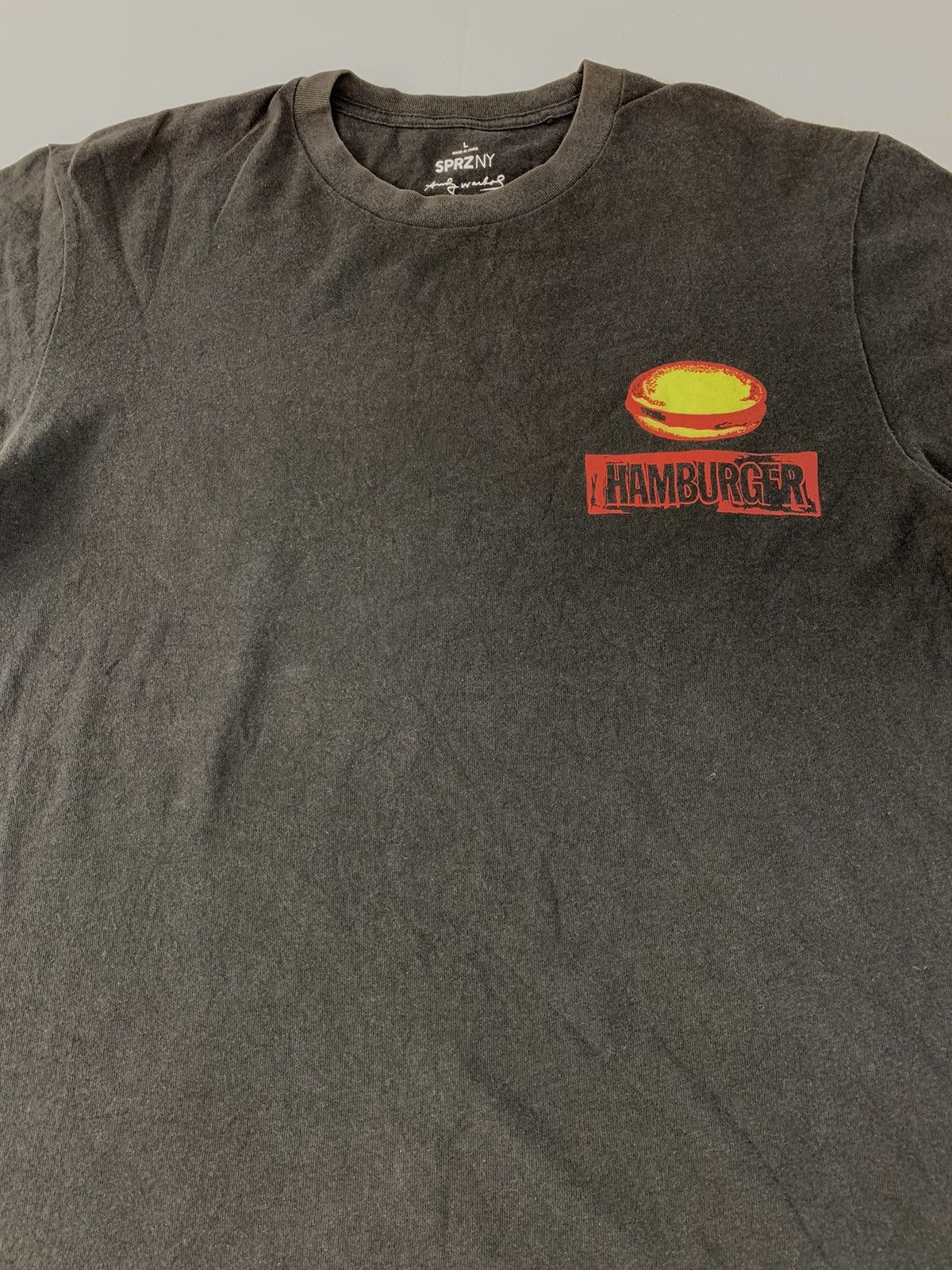 Andy Warhol SPRZNY Andy Warhol Hamburger Artwork Big Printed Longsleeve Size US L / EU 52-54 / 3 - 2 Thumbnail