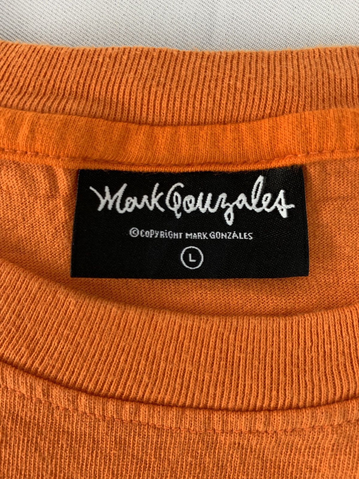 Other Mark Gonzales 1999 Box Portrait Social Problem Side Tape Tee Size US L / EU 52-54 / 3 - 4 Thumbnail