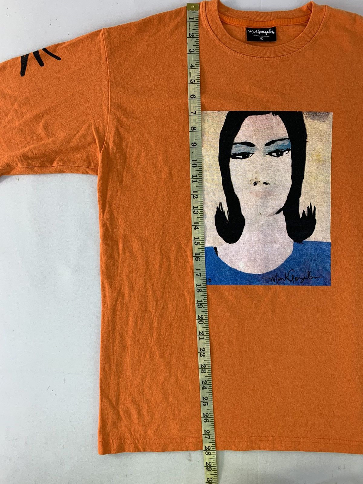 Other Mark Gonzales 1999 Box Portrait Social Problem Side Tape Tee Size US L / EU 52-54 / 3 - 8 Thumbnail