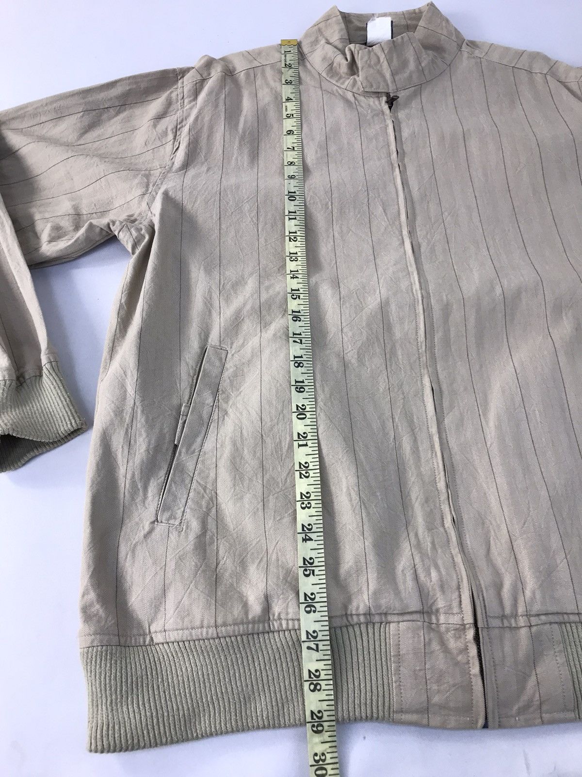 Hang Ten × Japanese Brand Vintage Hang Ten Bomber Jacket Striped Zipper Style Size US XL / EU 56 / 4 - 12 Thumbnail