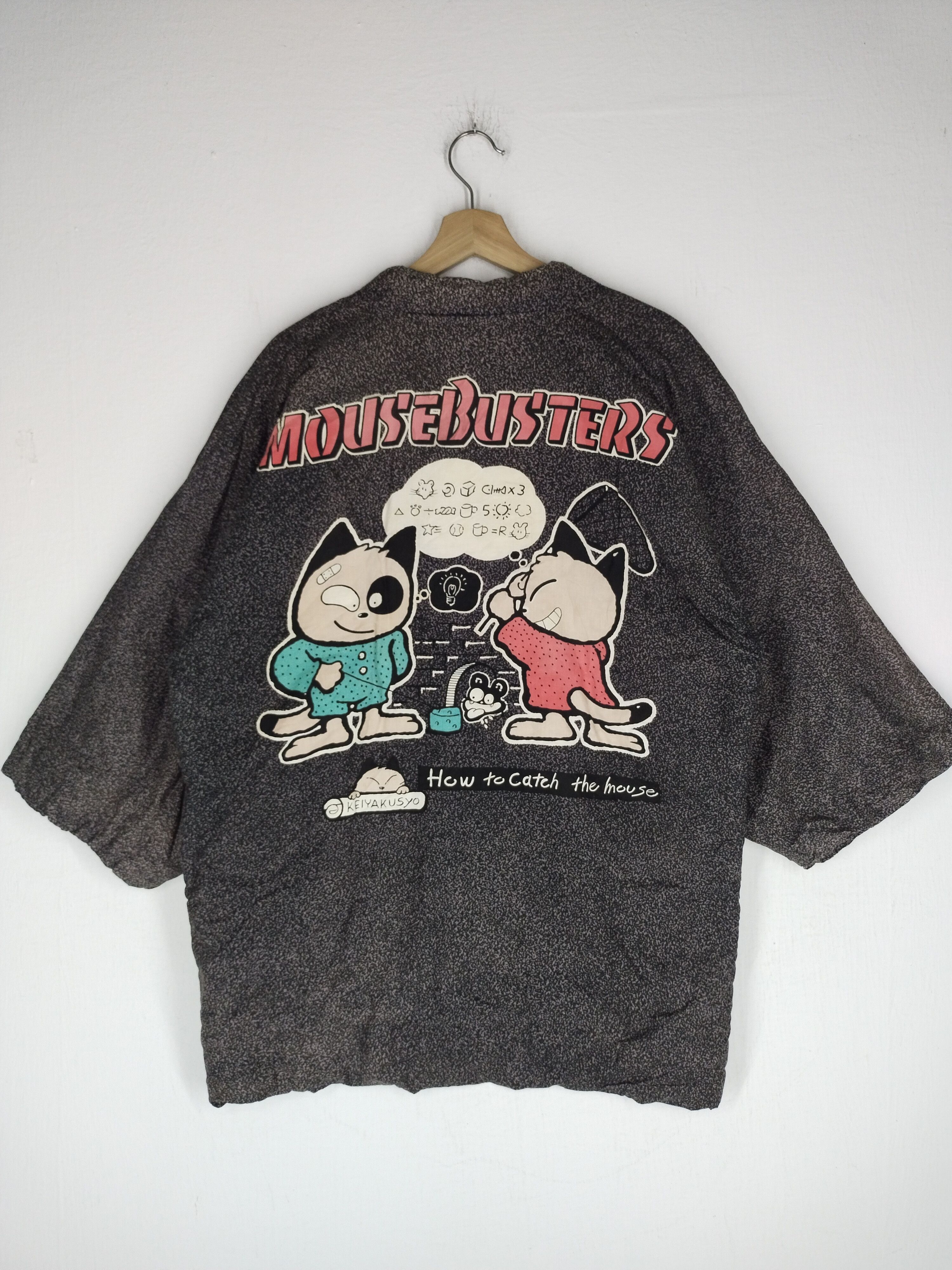 Japanese Brand 🔥 Vintage Mousebusters Keiyakusho Japanese Kimono Size US L / EU 52-54 / 3 - 1 Thumbnail