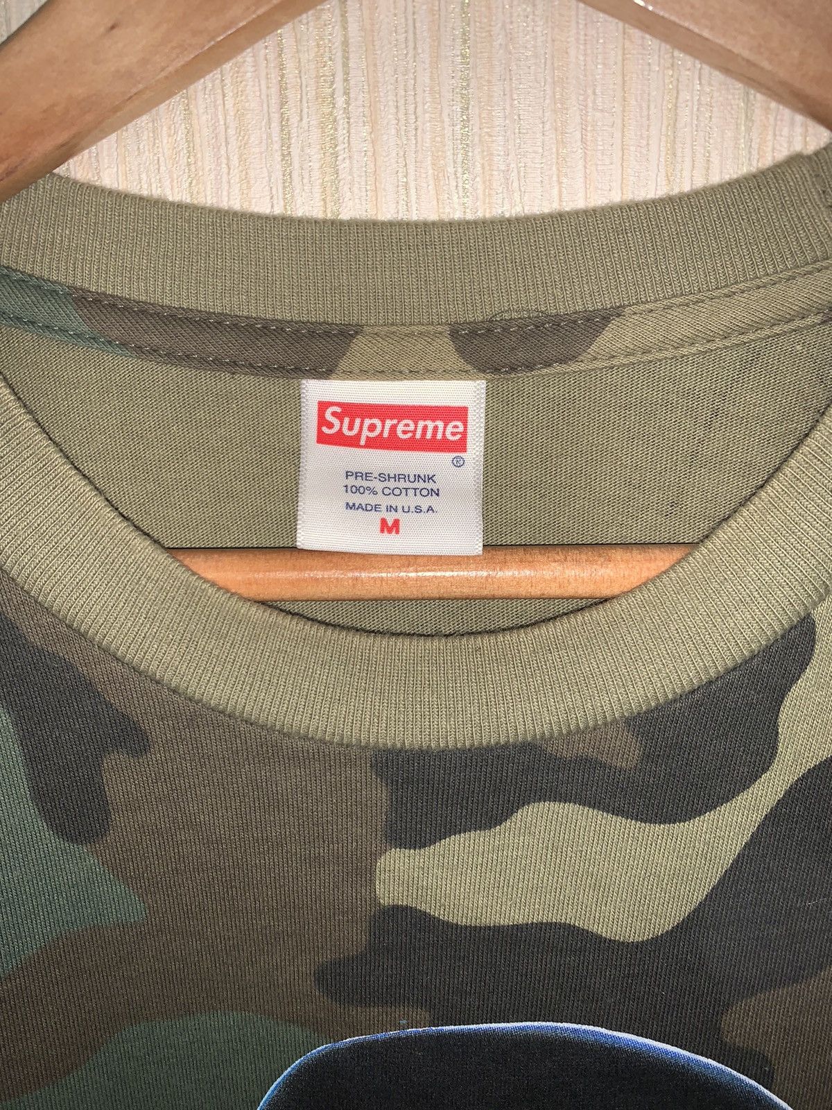 Supreme Supreme creeper tee size M SS19 T shirt woodland camo Size US M / EU 48-50 / 2 - 2 Thumbnail