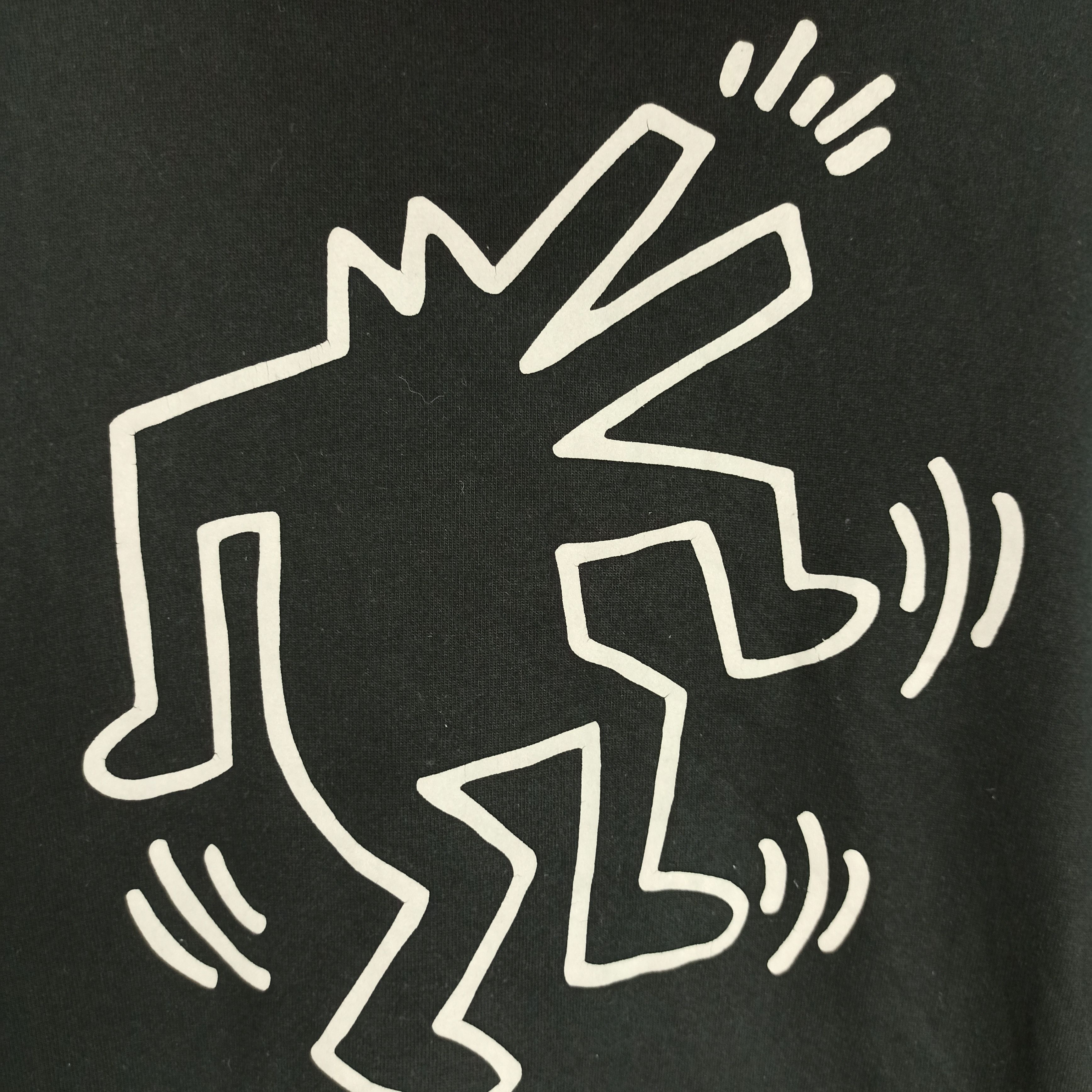 Keith Haring Distressed Rare Keith Haring Big Logo Spell Out Hoodie Size US L / EU 52-54 / 3 - 4 Thumbnail