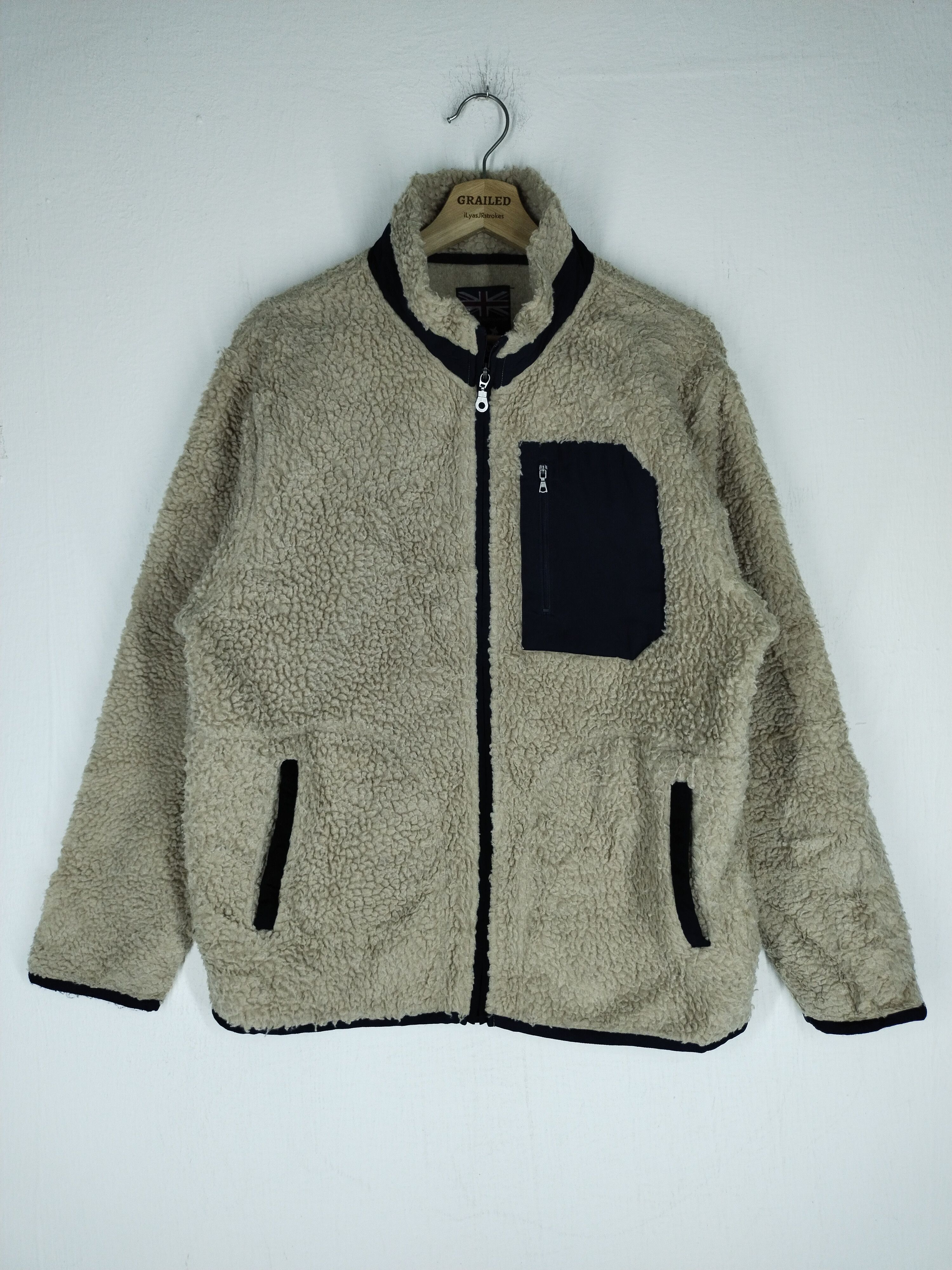 🔥 VTG KANGOL DEEP PILE SINGLE POCKET RARE JACKET