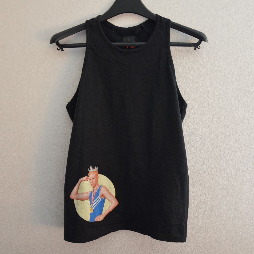 image of Adidas x Y 3 Ss04 'heroes' Tank Top in Black, Women's (Size Medium)