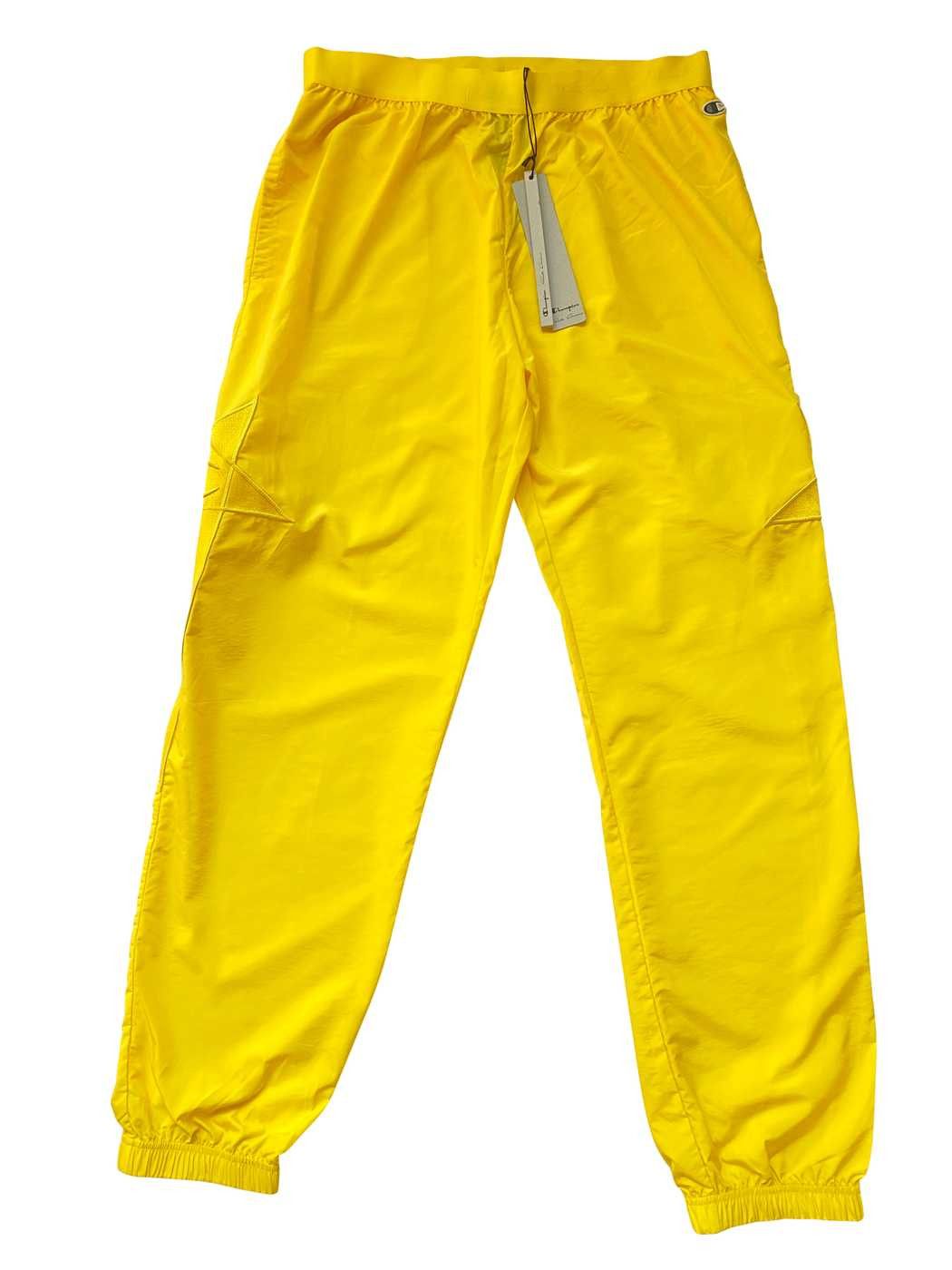Champion Rick Owens QUICK SALE Rick Owens x Champion Yellow Jogger Trackpants Grailed