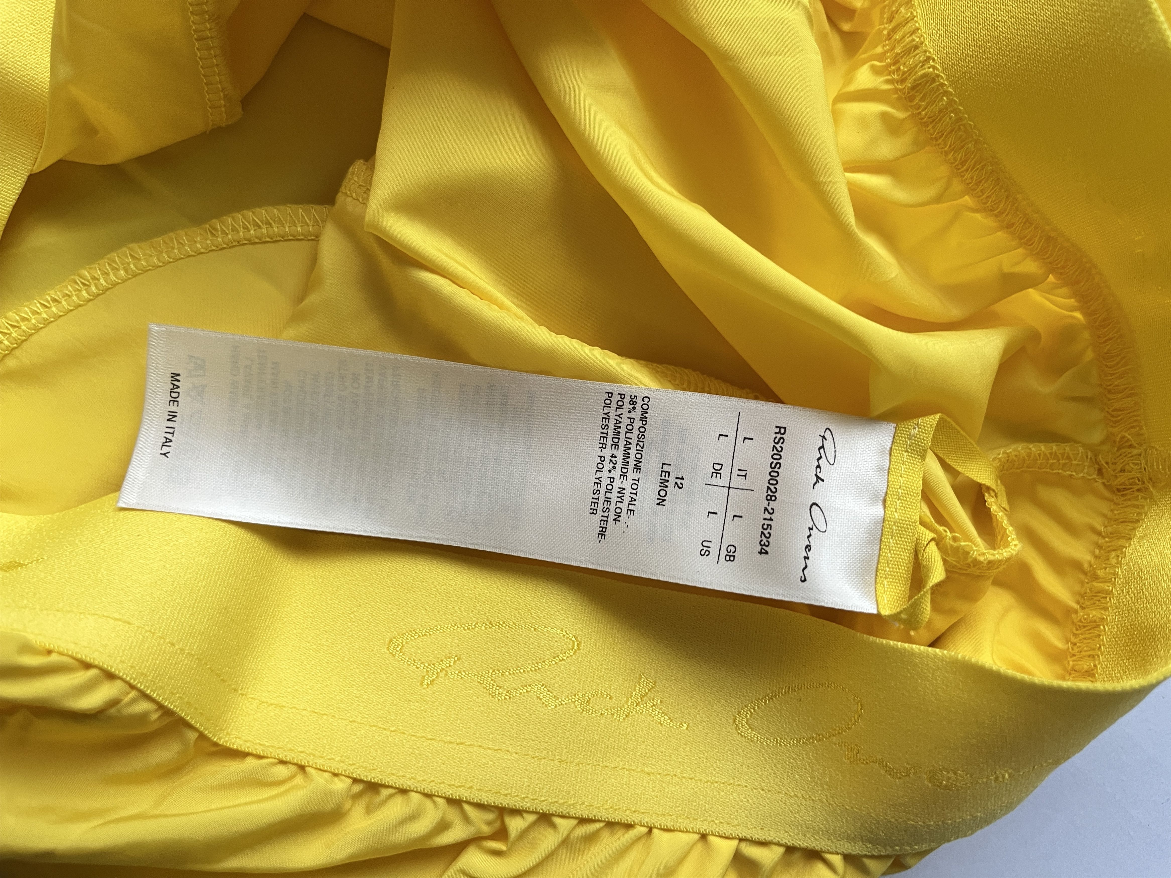 Champion × Rick Owens ⚡️QUICK SALE⚡️Rick Owens x Champion Yellow Jogger Trackpants Size US 30 / EU 46 - 5 Thumbnail