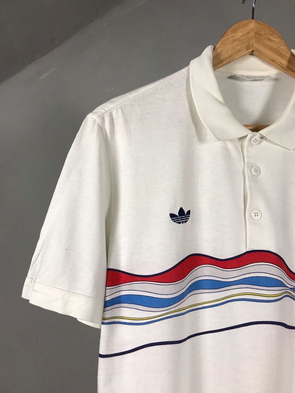 Adidas × Vintage Adidas vintage sportwear polo tee Size US M / EU 48-50 / 2 - 3 Thumbnail