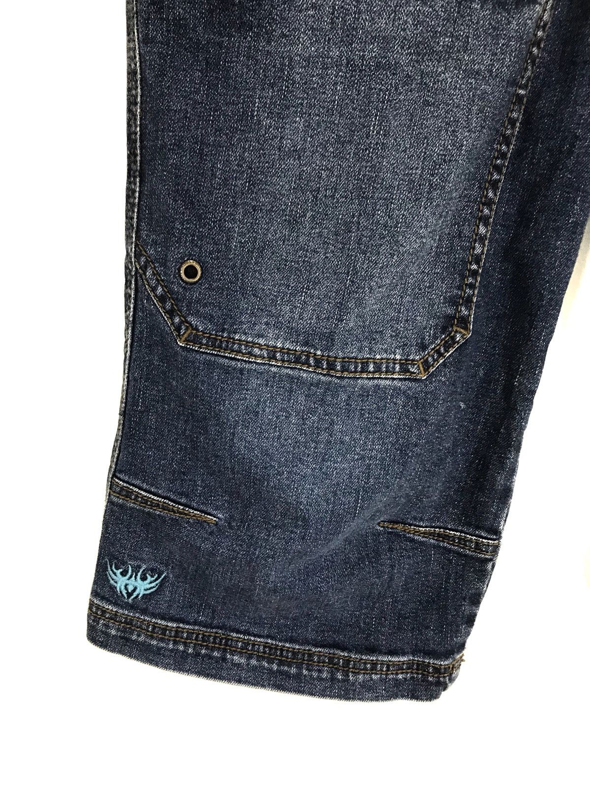 Devilock DEVILOCK X BLUECROSS Drawstring Cargo Short Denim Pants Size US 32 / EU 48 - 8 Thumbnail