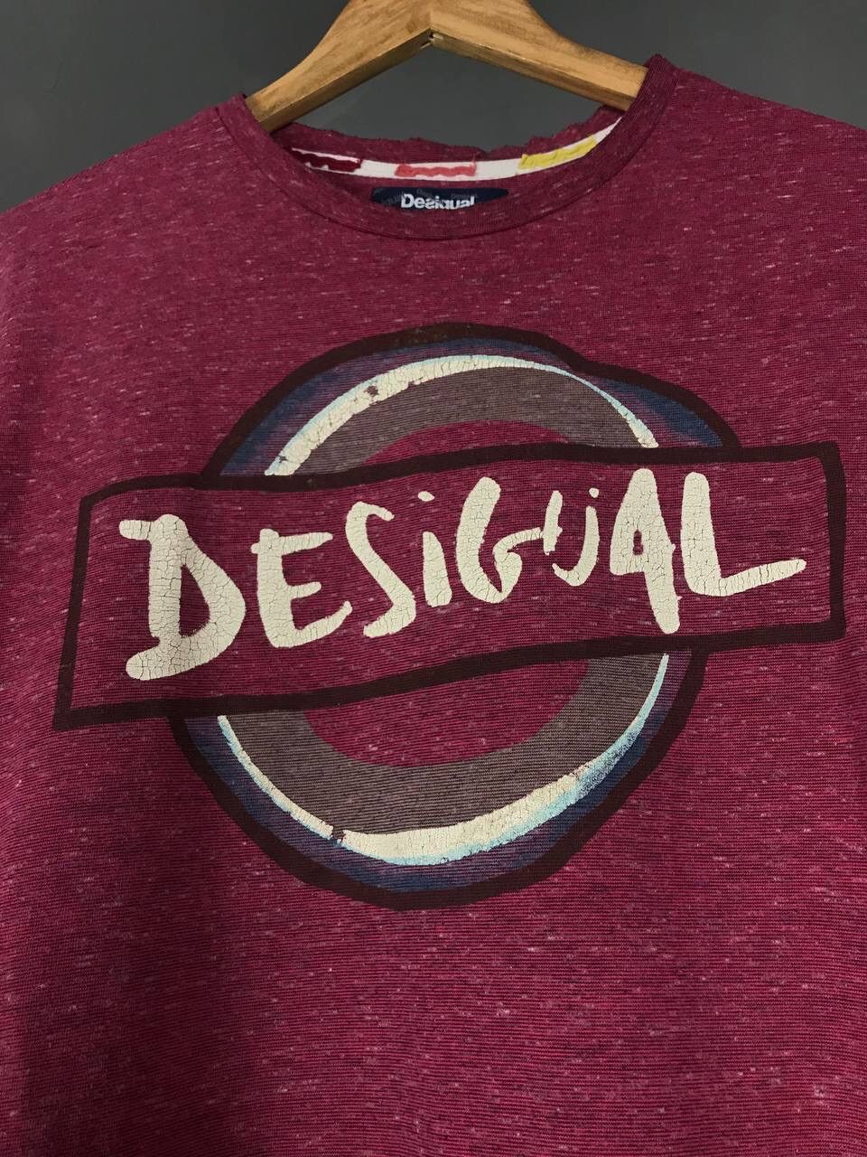 Desigual Desigual luxury multicolor tee Size US XL / EU 56 / 4 - 3 Thumbnail