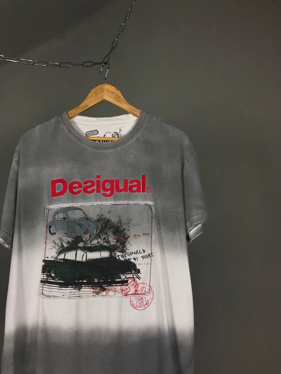 Desigual Desigual luxury multicolor tee Size US XL / EU 56 / 4 - 2 Thumbnail
