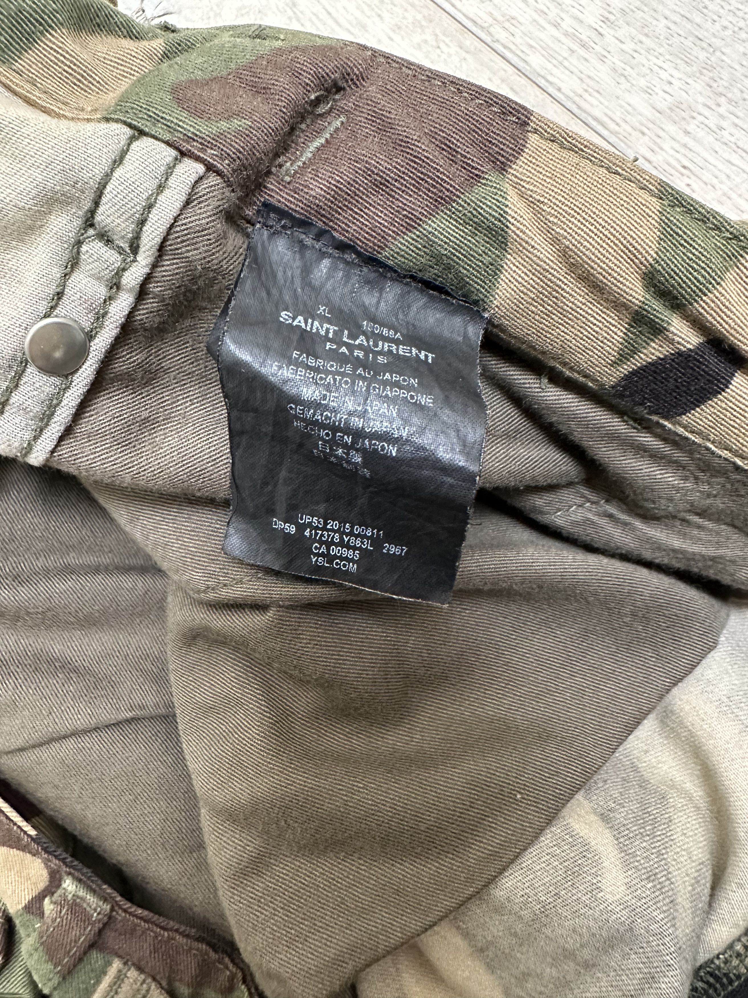 Saint Laurent Paris Camo Shorts Size XL Size US 38 / EU 54 - 5 Thumbnail