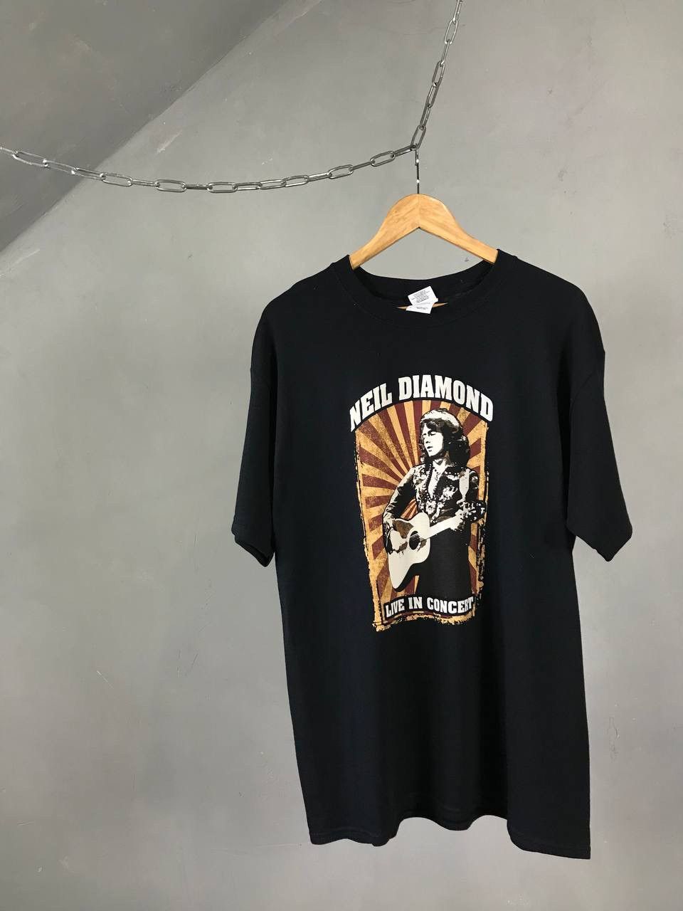 Band Tees Neil Diamond 2008 vintage rock band tour tee Size US L / EU 52-54 / 3 - 1 Thumbnail