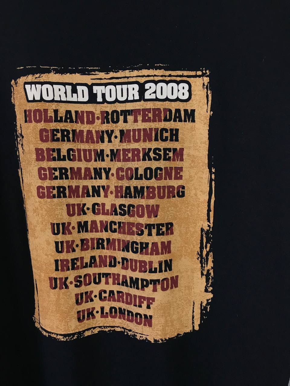 Band Tees Neil Diamond 2008 vintage rock band tour tee Size US L / EU 52-54 / 3 - 6 Thumbnail